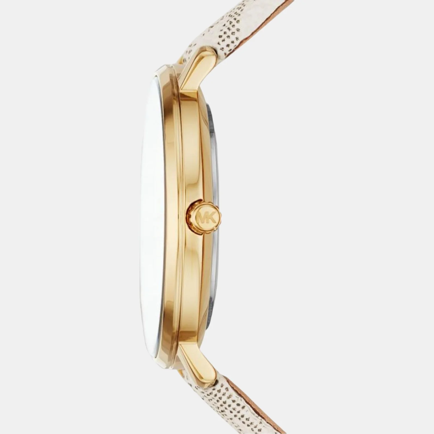 Pyper Women Quartz White Dial Analog Leather Watch MK2858 - Image 3