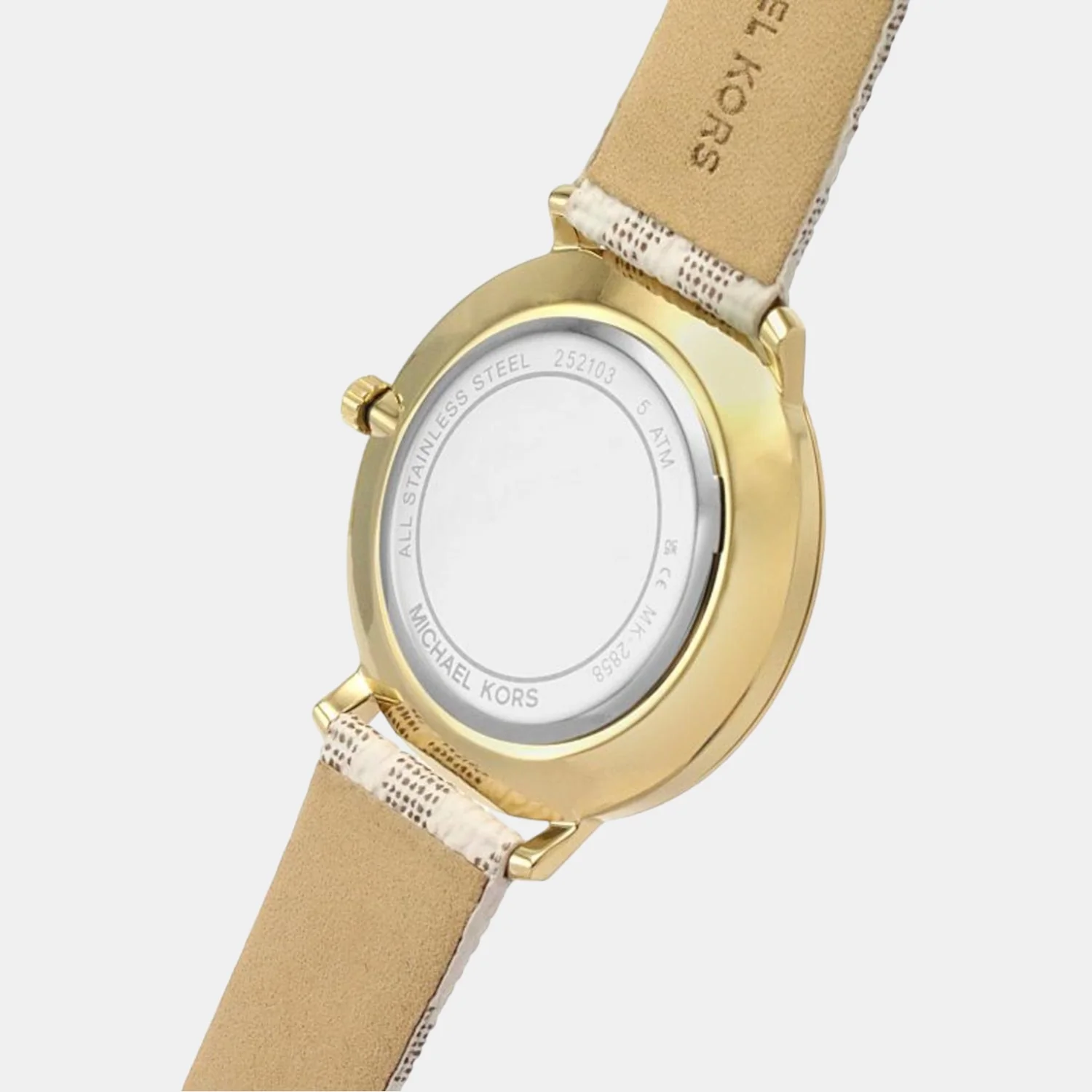 Pyper Women Quartz White Dial Analog Leather Watch MK2858 - Image 5
