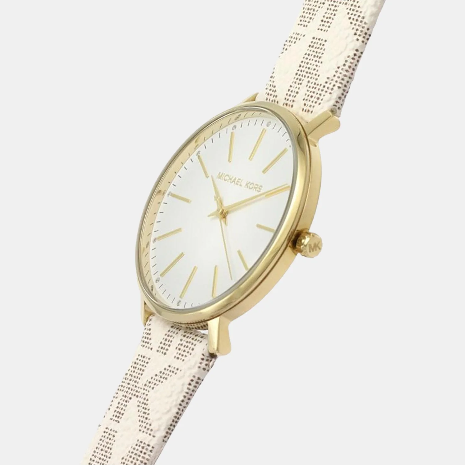 Pyper Women Quartz White Dial Analog Leather Watch MK2858 - Image 6