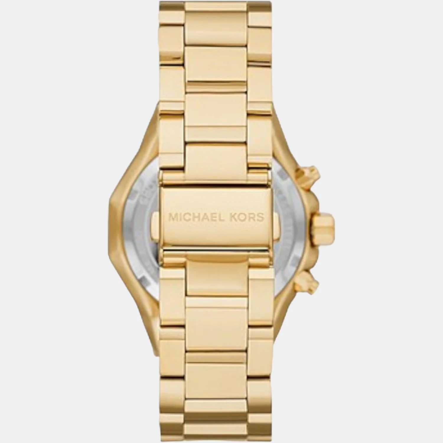 Raquel Women Quartz Gold Dial Chronograph Stainless Steel Watch MK4690 - Image 3
