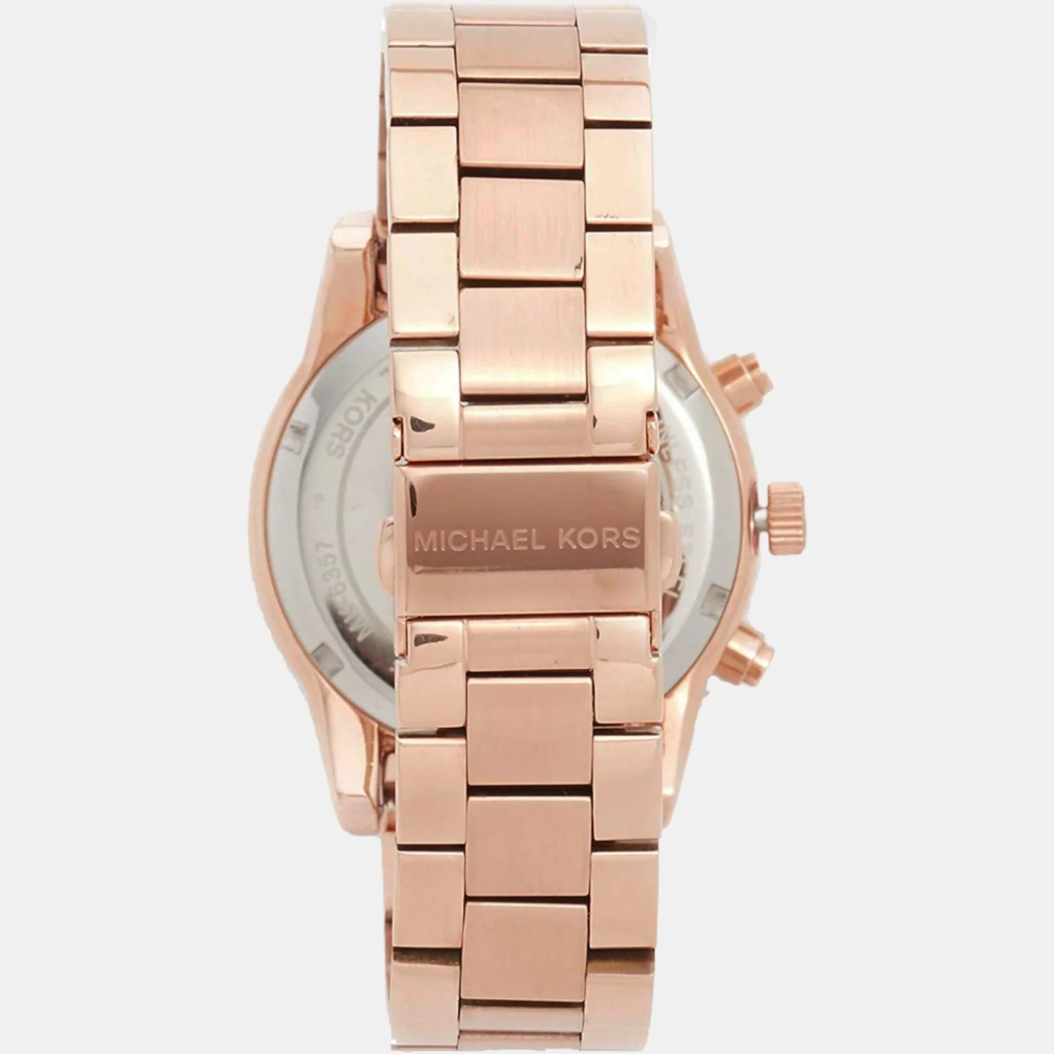 Bryant Women Quartz Rose Gold Dial Chronograph Stainless Steel Watch MK6357 - Image 3