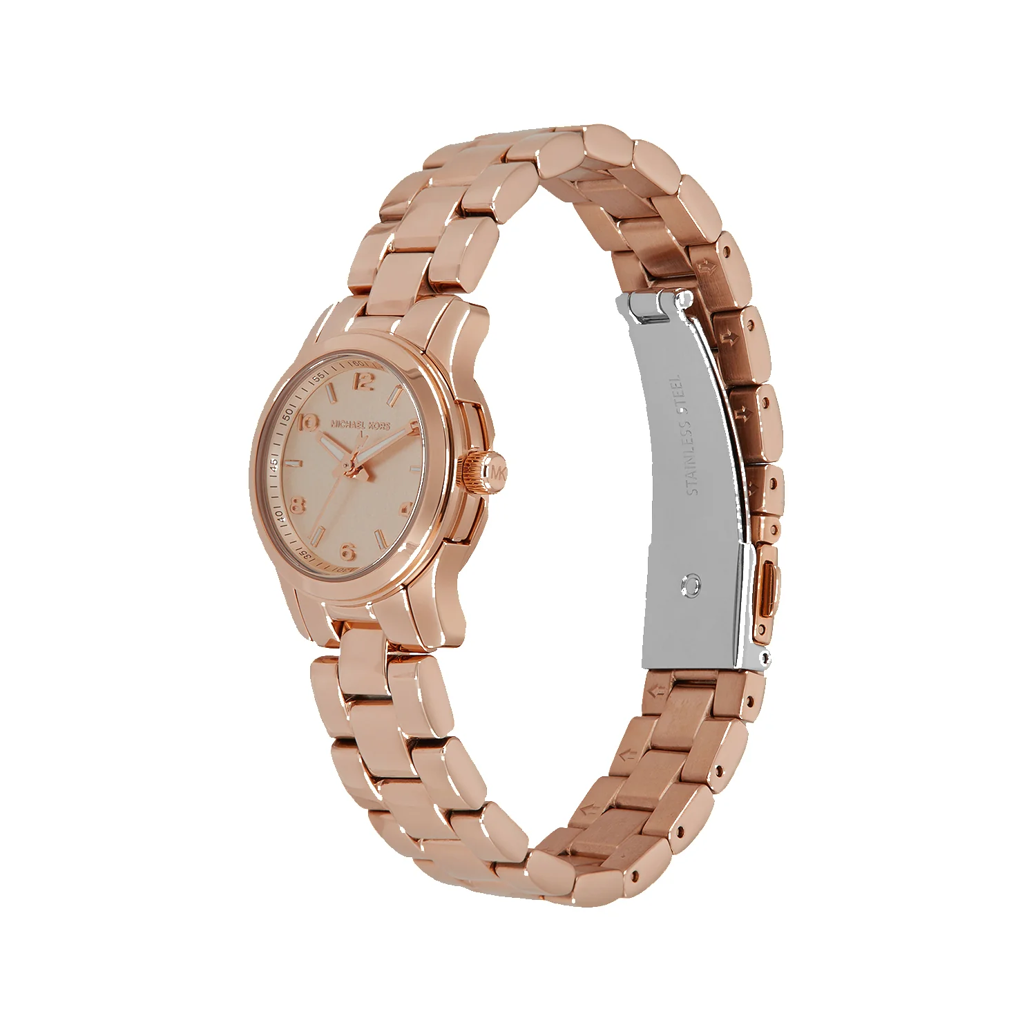 Runway Women Quartz Rose Gold Dial Analog Stainless Steel Watch MK7458 - Image 5