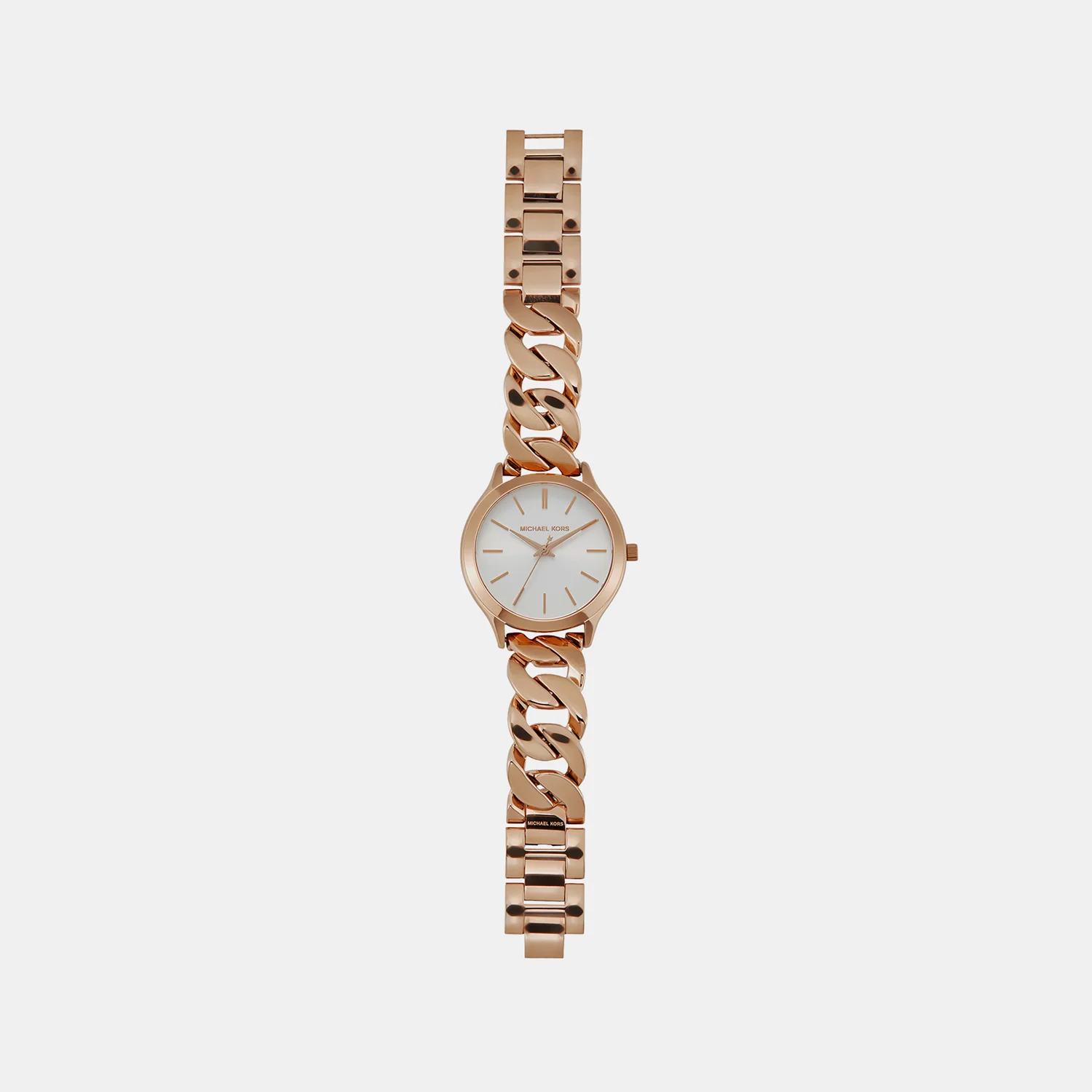Runway Women Quartz White Dial Analog Stainless Steel Watch MK7473 - Image 8