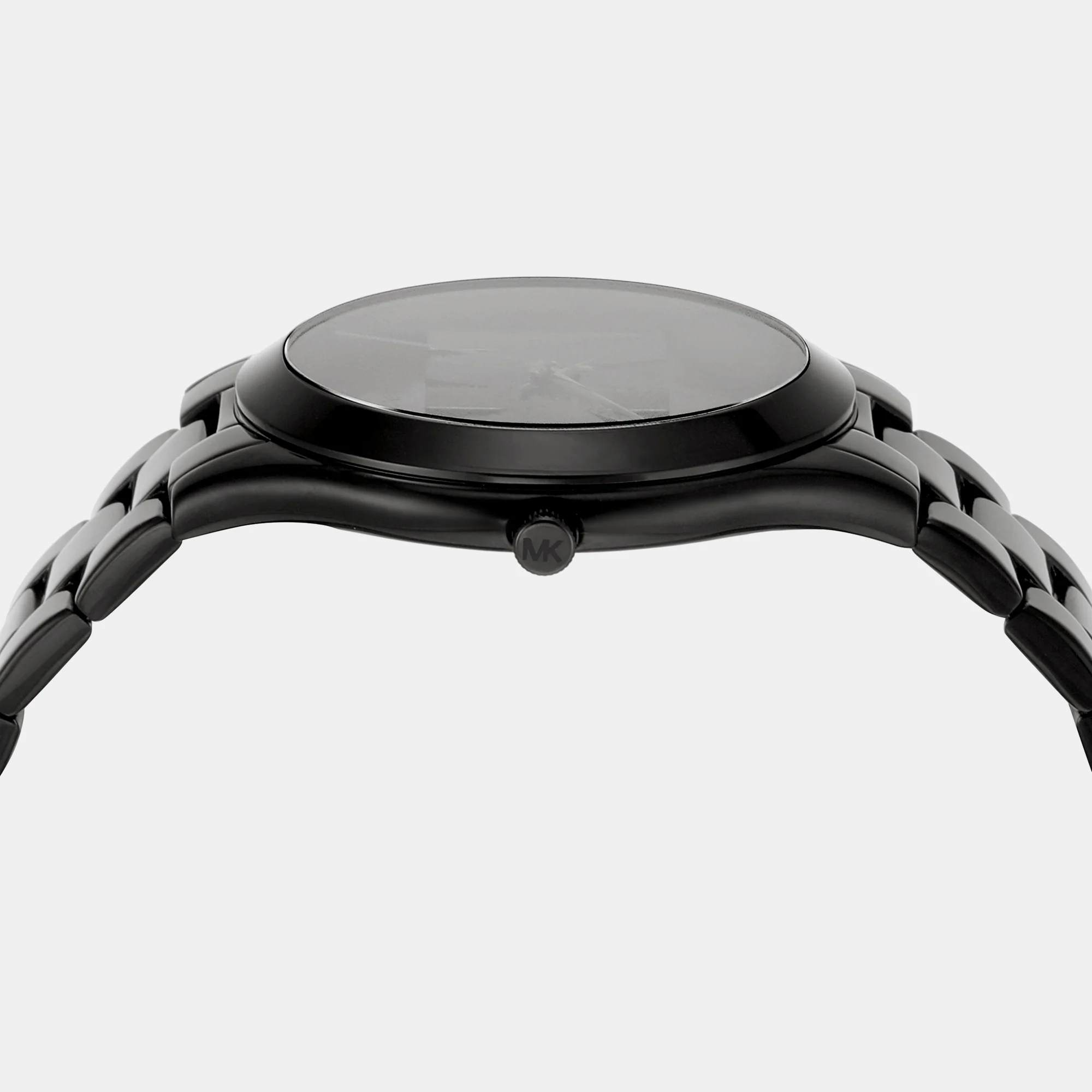 Slim Runway Women Quartz Black Dial Analog Stainless Steel Watch MK4734 - Image 6