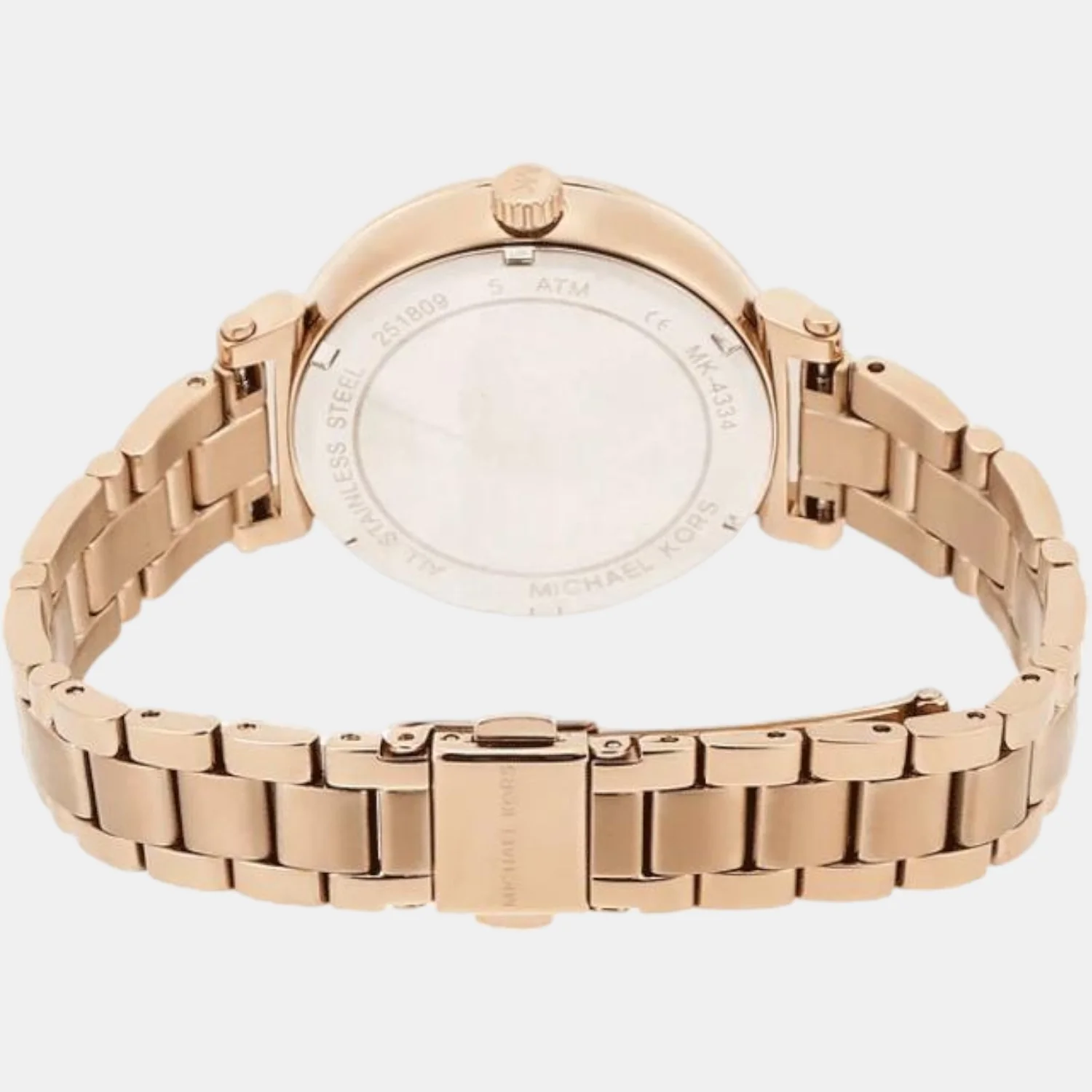 Sofie Women Quartz Rose Gold Dial Analog Stainless Steel Watch MK4335 - Image 3