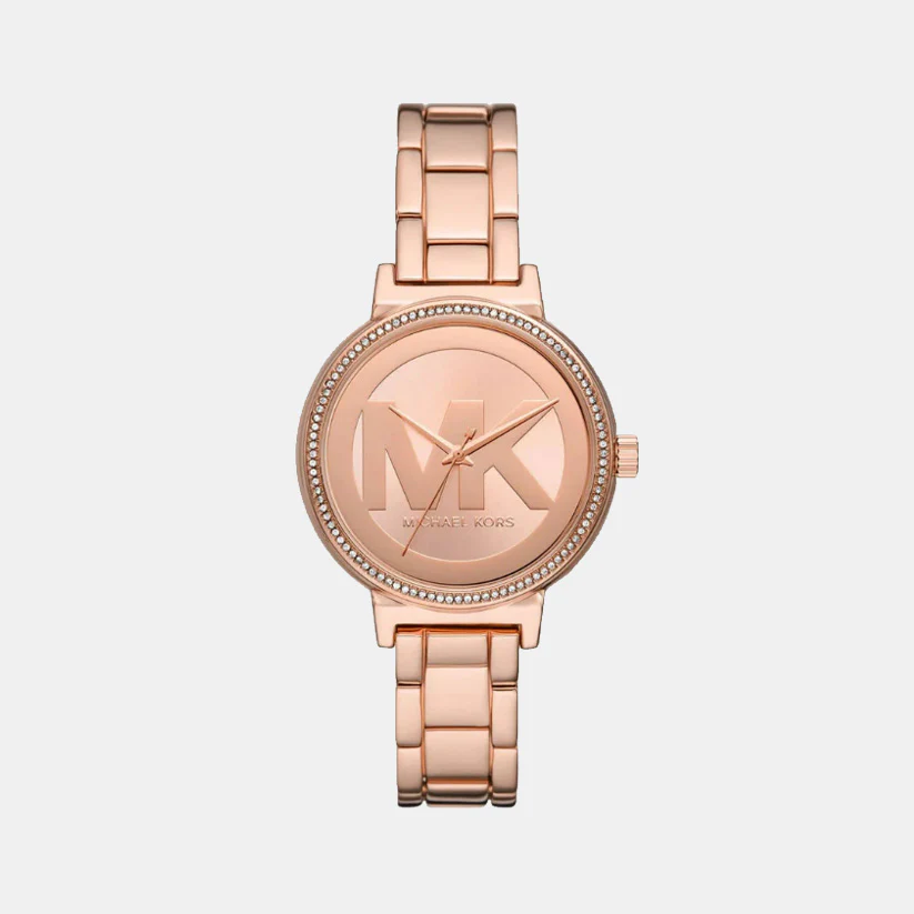 Sofie Women Quartz Rose Gold Dial Analog Stainless Steel Watch MKO1052