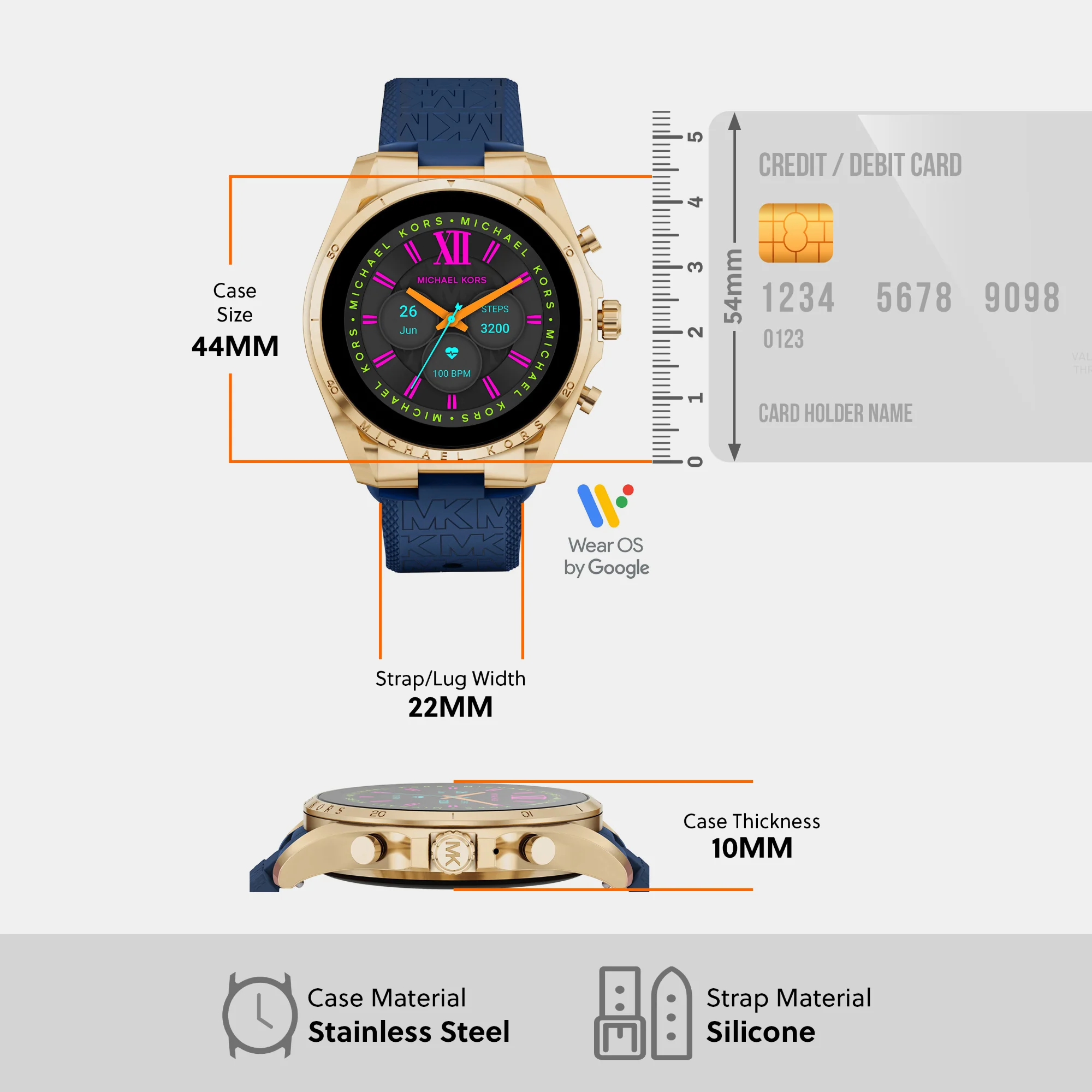 Women Processor Black Dial Digital Silicone Watch MKT5152 - Image 7