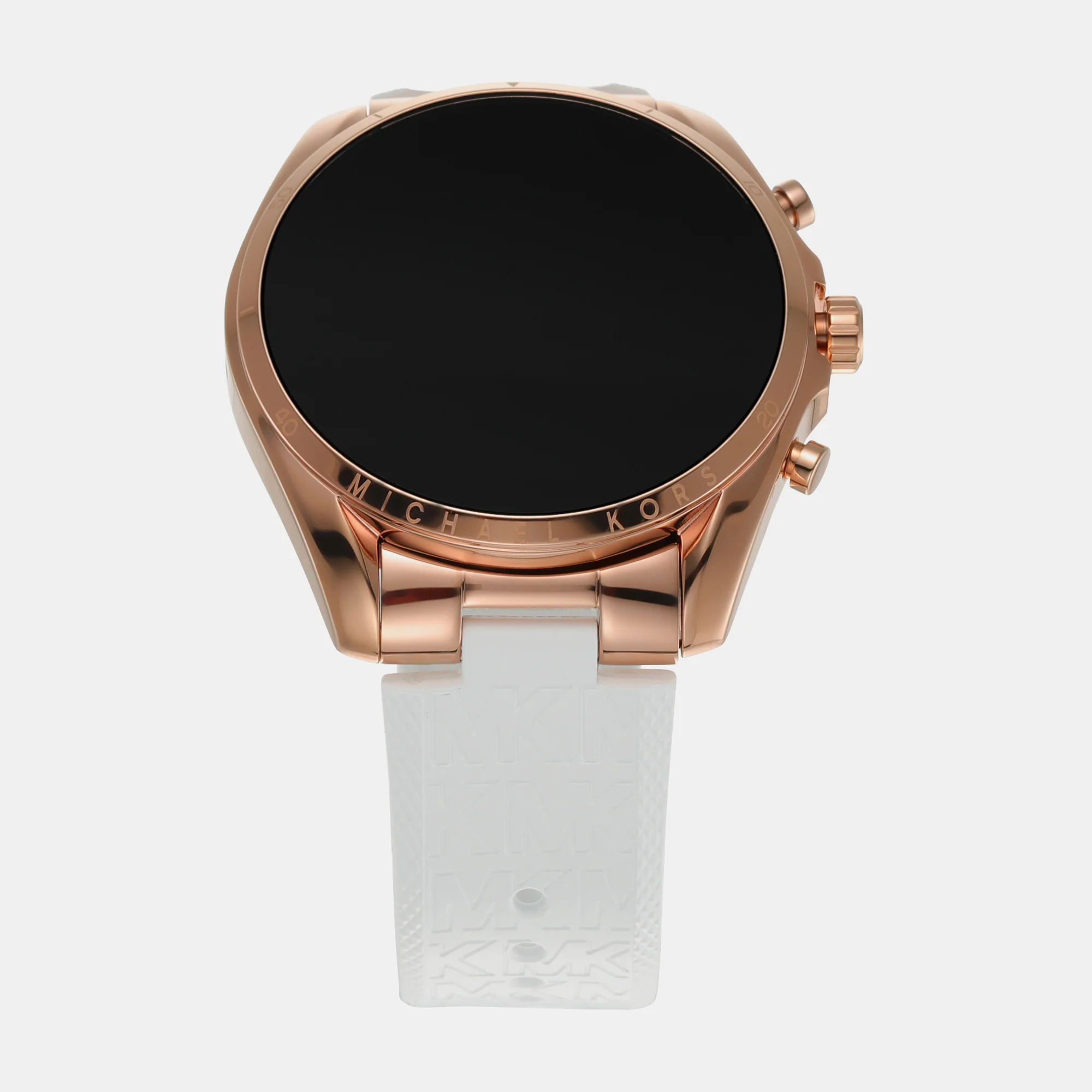 Women Processor Black Dial Digital Silicone Watch MKT5153 - Image 2