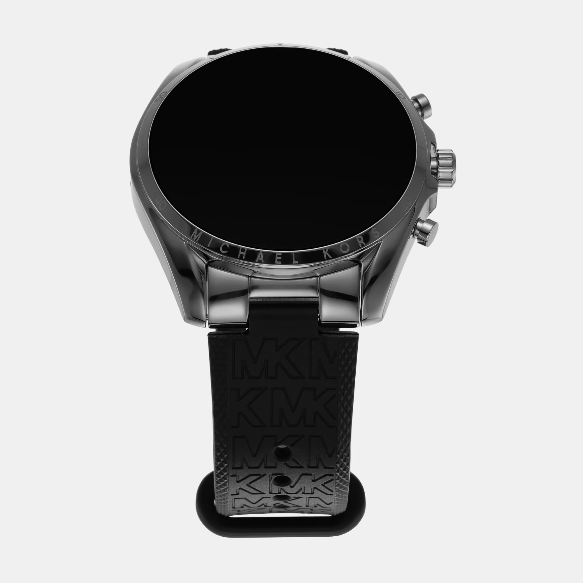 Women Processor Black Dial Digital Silicone Watch MKT5154 - Image 2