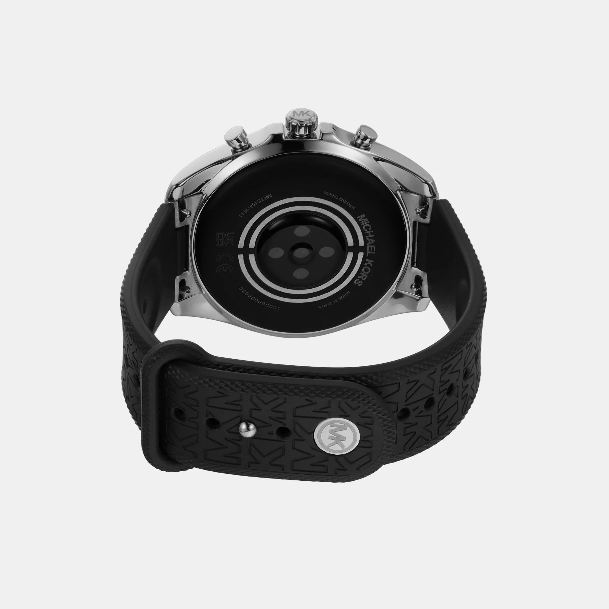 Women Processor Black Dial Digital Silicone Watch MKT5154 - Image 5