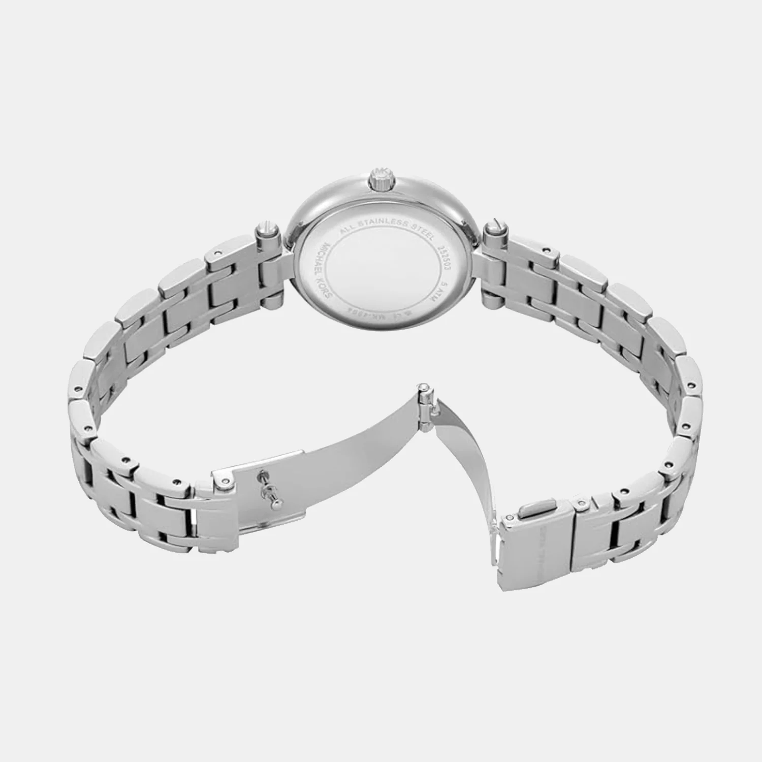 Women Quartz Grey Dial Analog Stainless Steel Watch MK4894 - Image 3