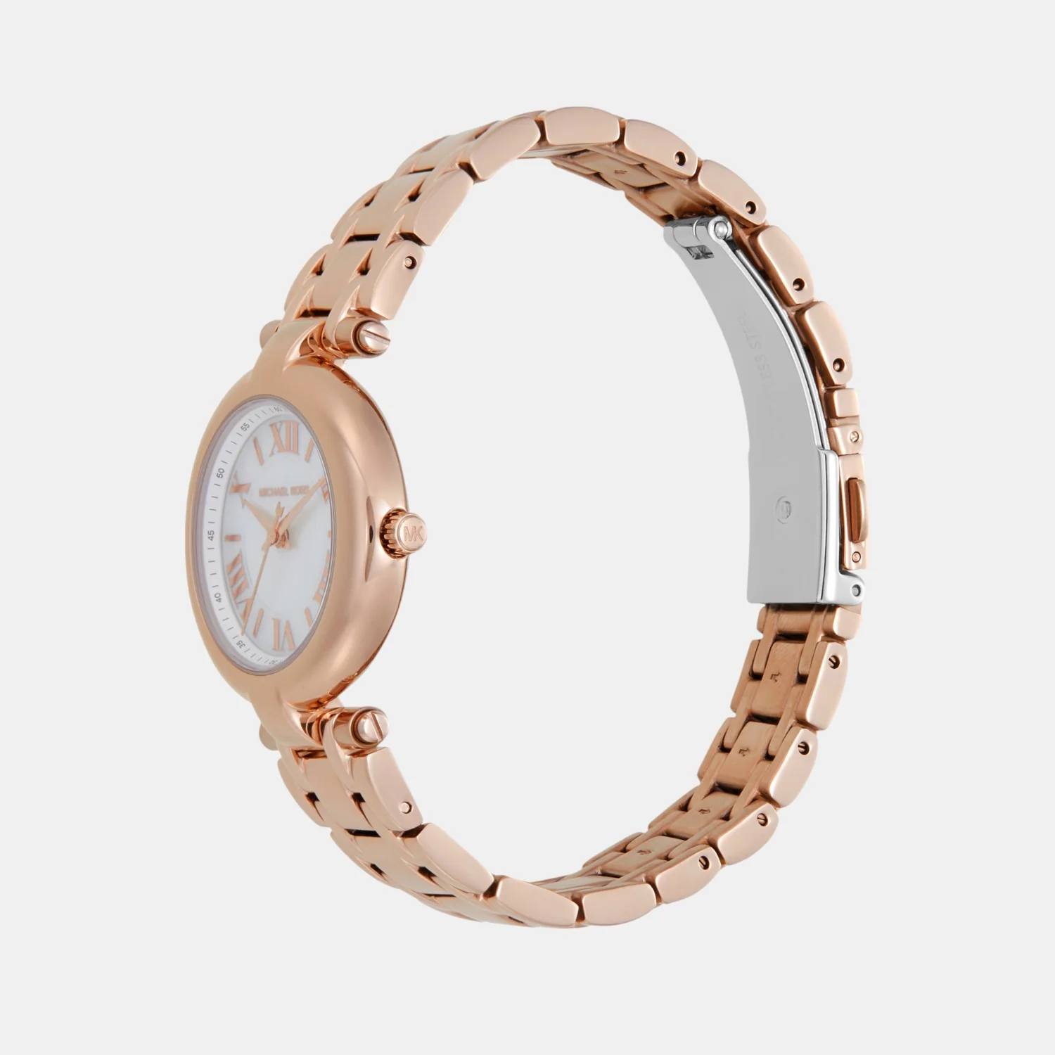 Women Quartz White Dial Analog Stainless Steel Watch MK4893 - Image 6