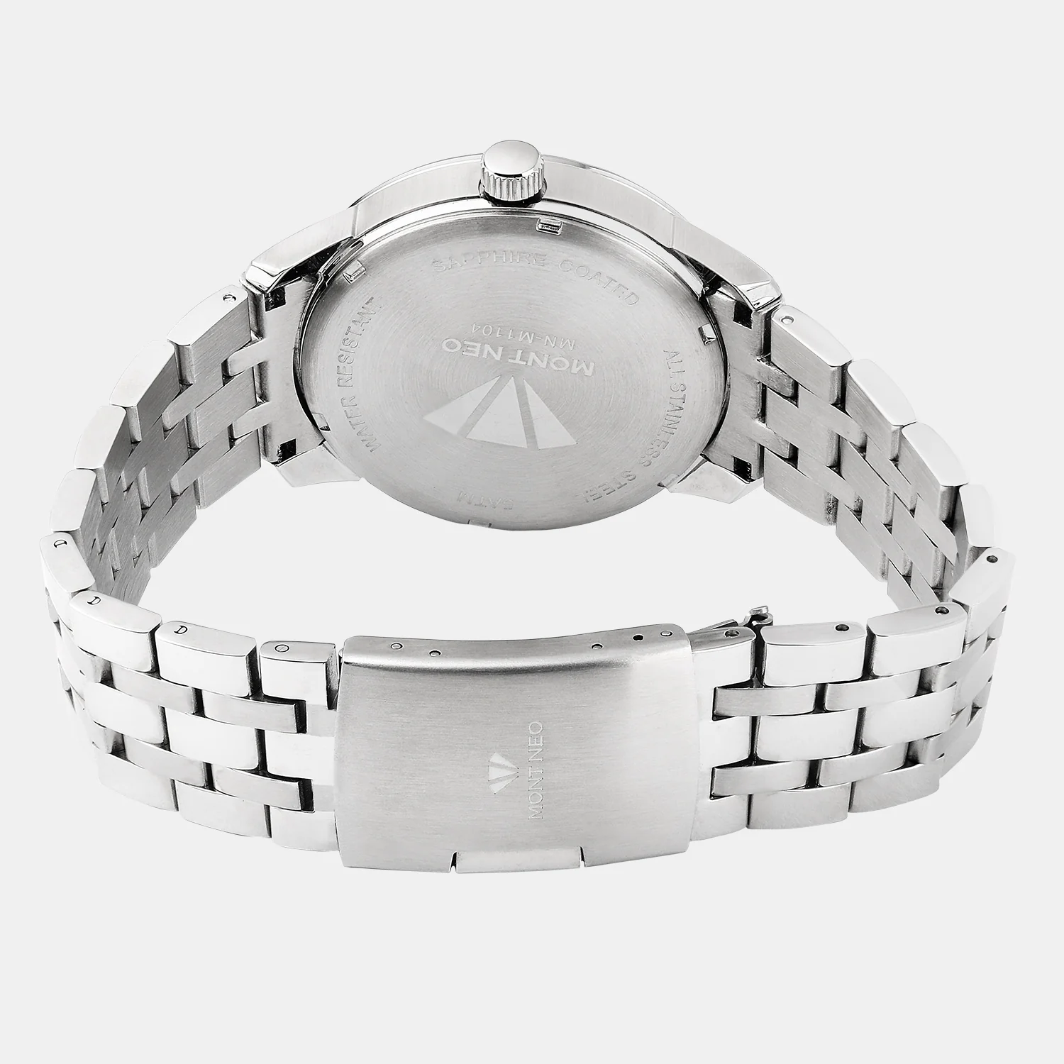 Men Quartz Black Dial Analog Metal Watch 7019E-M1104 - Image 5