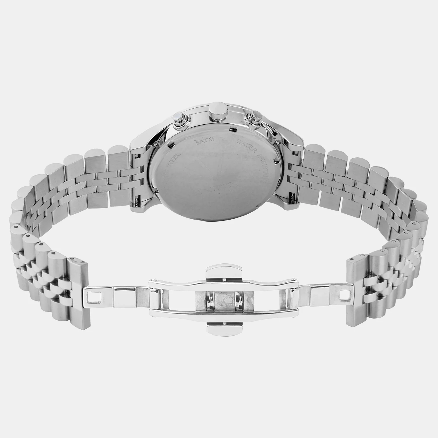 Men Quartz Black Dial Multi-Function Metal Watch 1049M-M1104 - Image 5