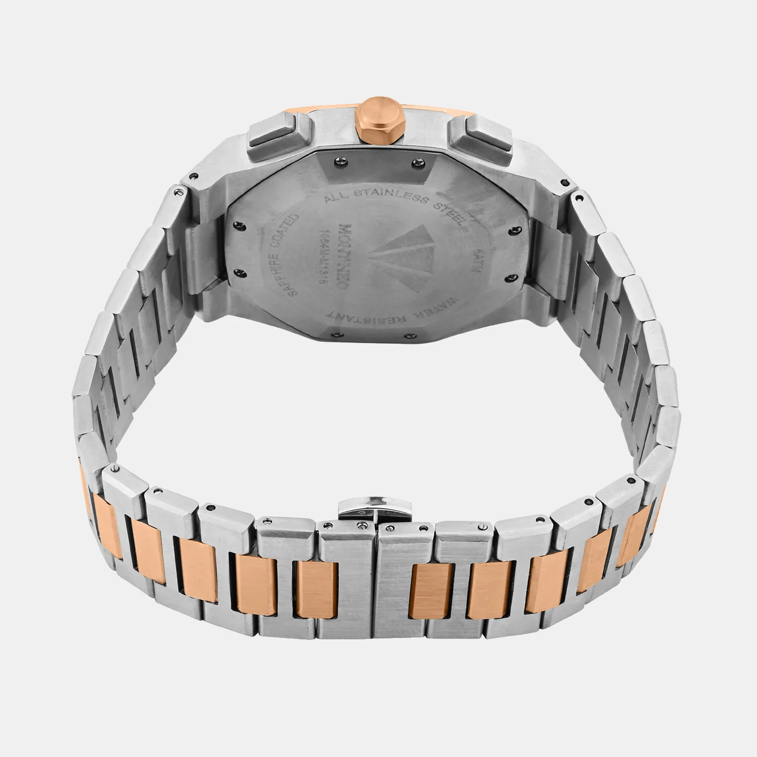 Men Quartz Black Dial Multi-Function Metal Watch 1054M-M1316 - Image 4