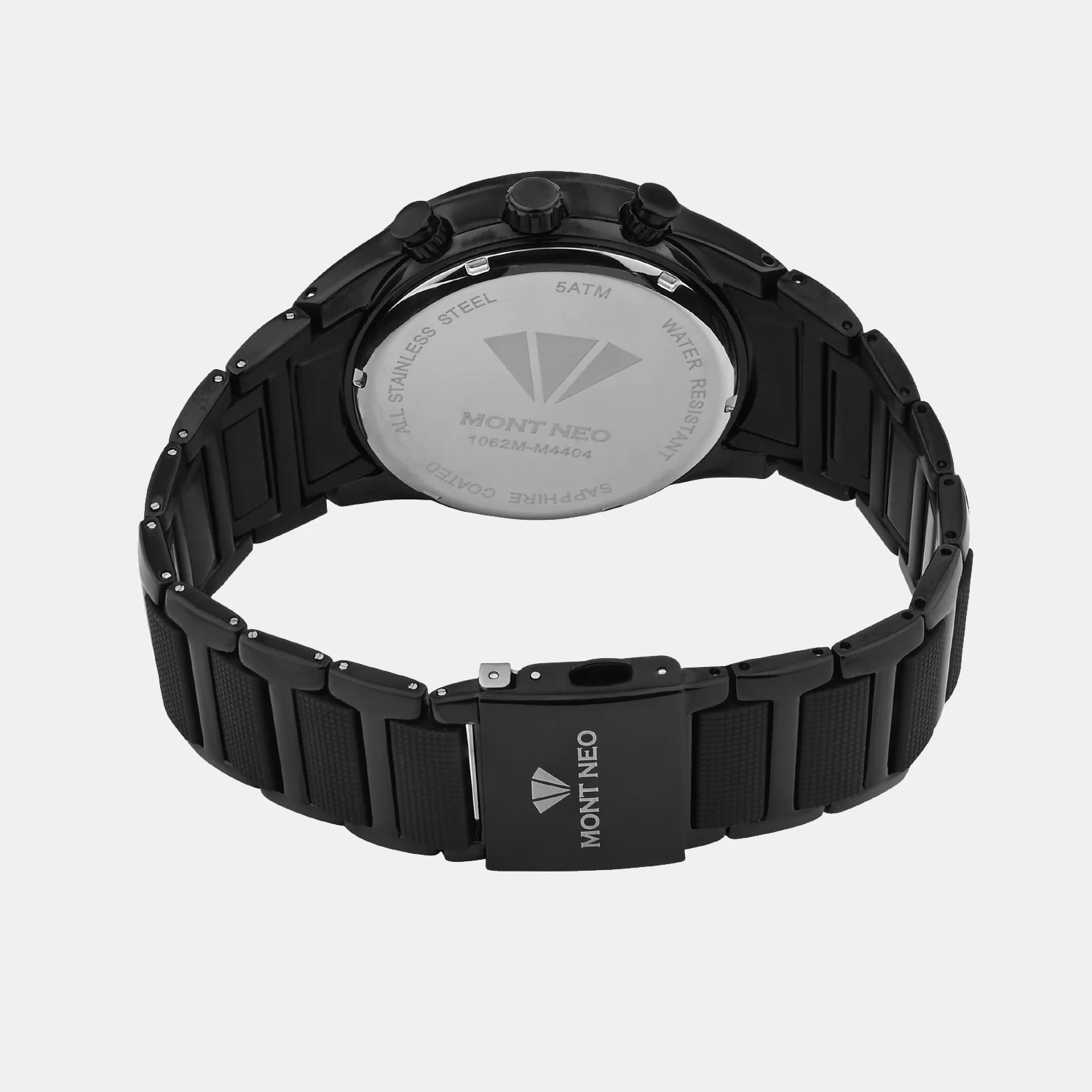 Men Quartz Black Dial Multi-Function Metal Watch G1062M-M4404 - Image 4