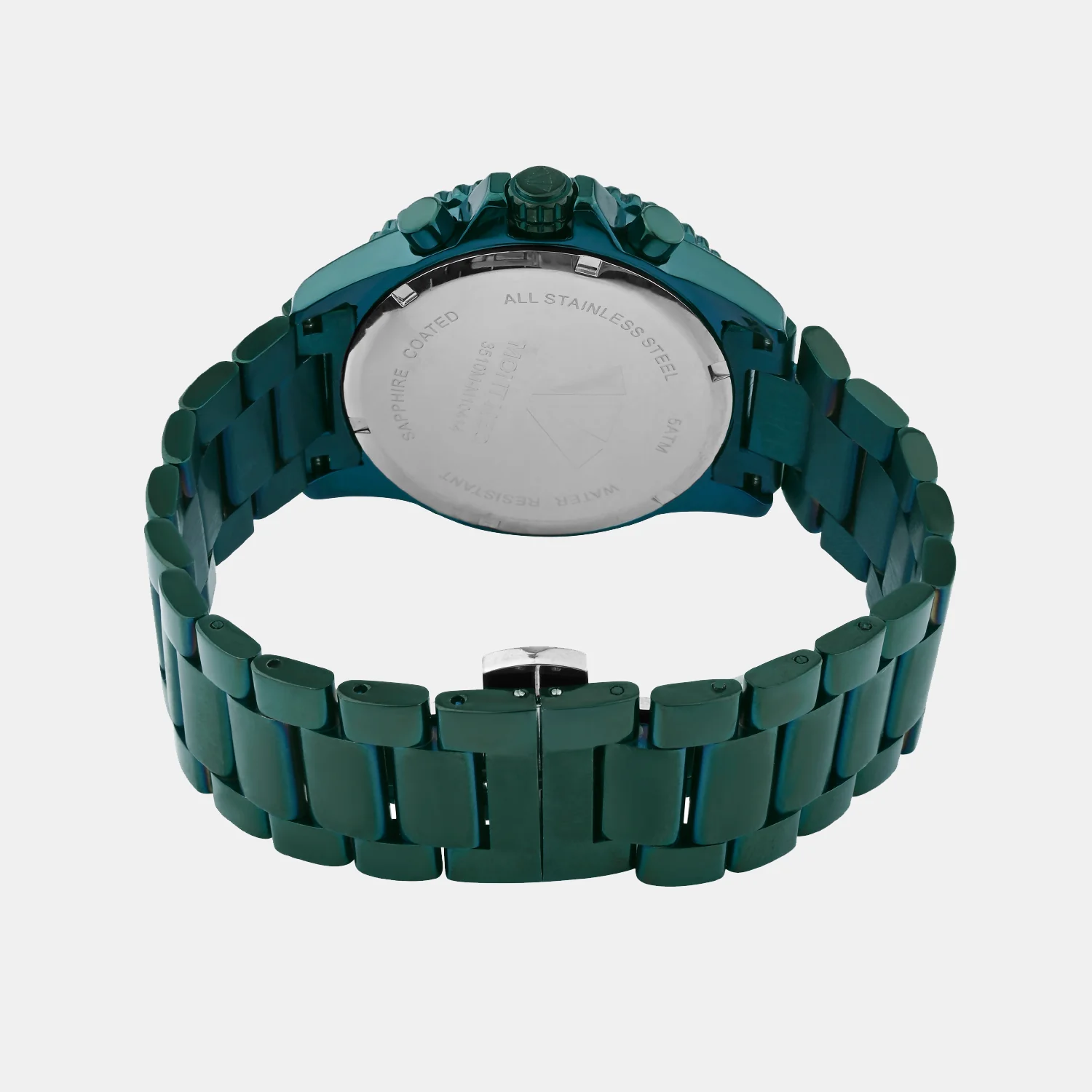 Men Quartz Green Dial Multi-Function Metal Watch 3510M-M10414 - Image 5