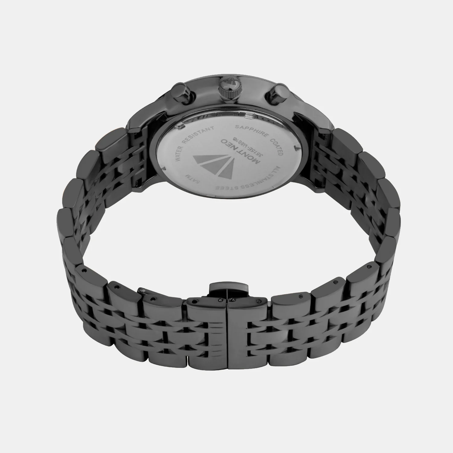 Men Quartz Gun Dial Multi-Function Metal Watch 3515E-M8816 - Image 3