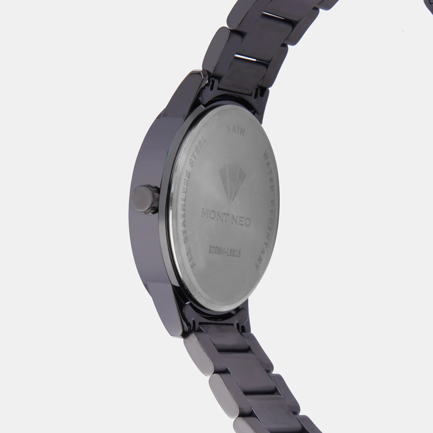 Men Quartz Gun Dial Multi-Function Metal Watch 8008M-L8816 - Image 3