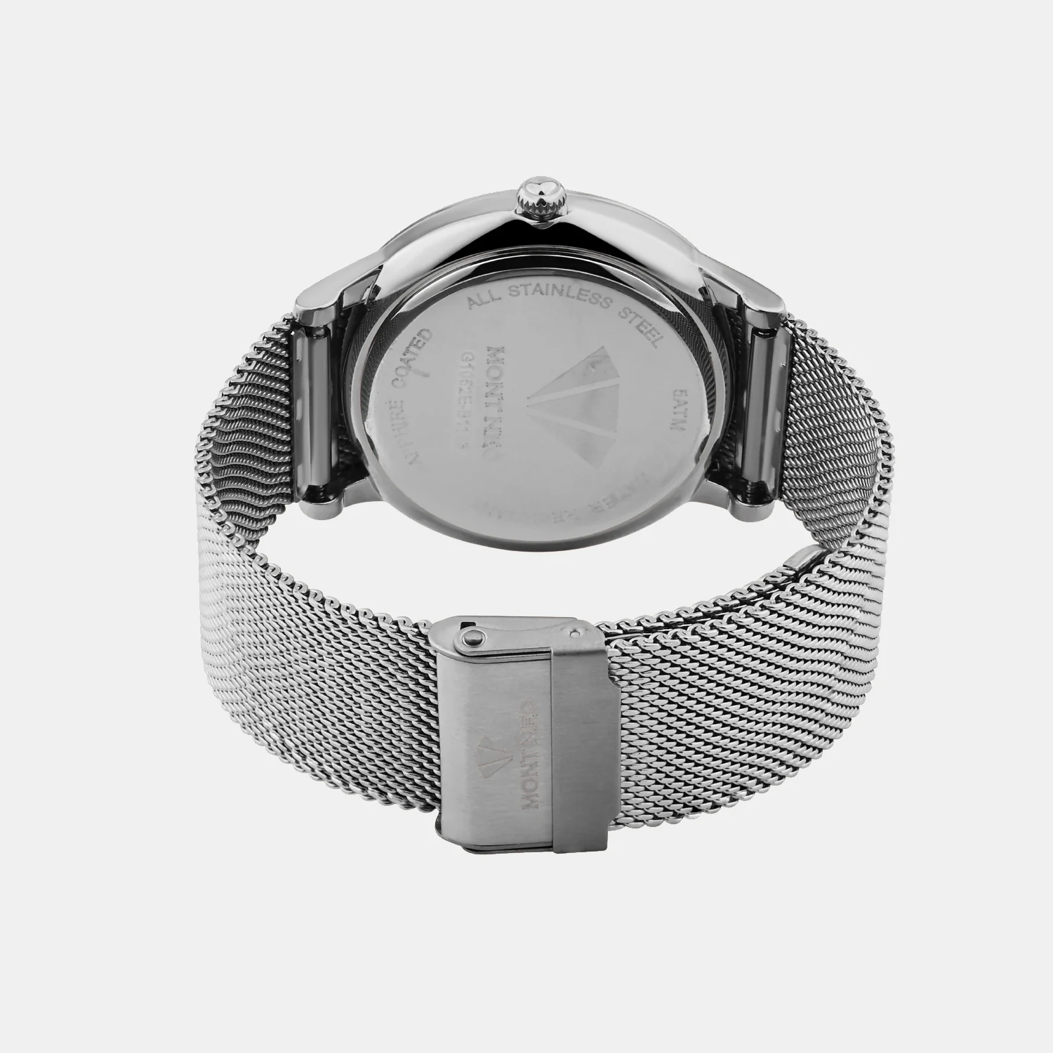 Men Quartz Silver Dial Analog Mesh Watch G1052E-B1103 - Image 4