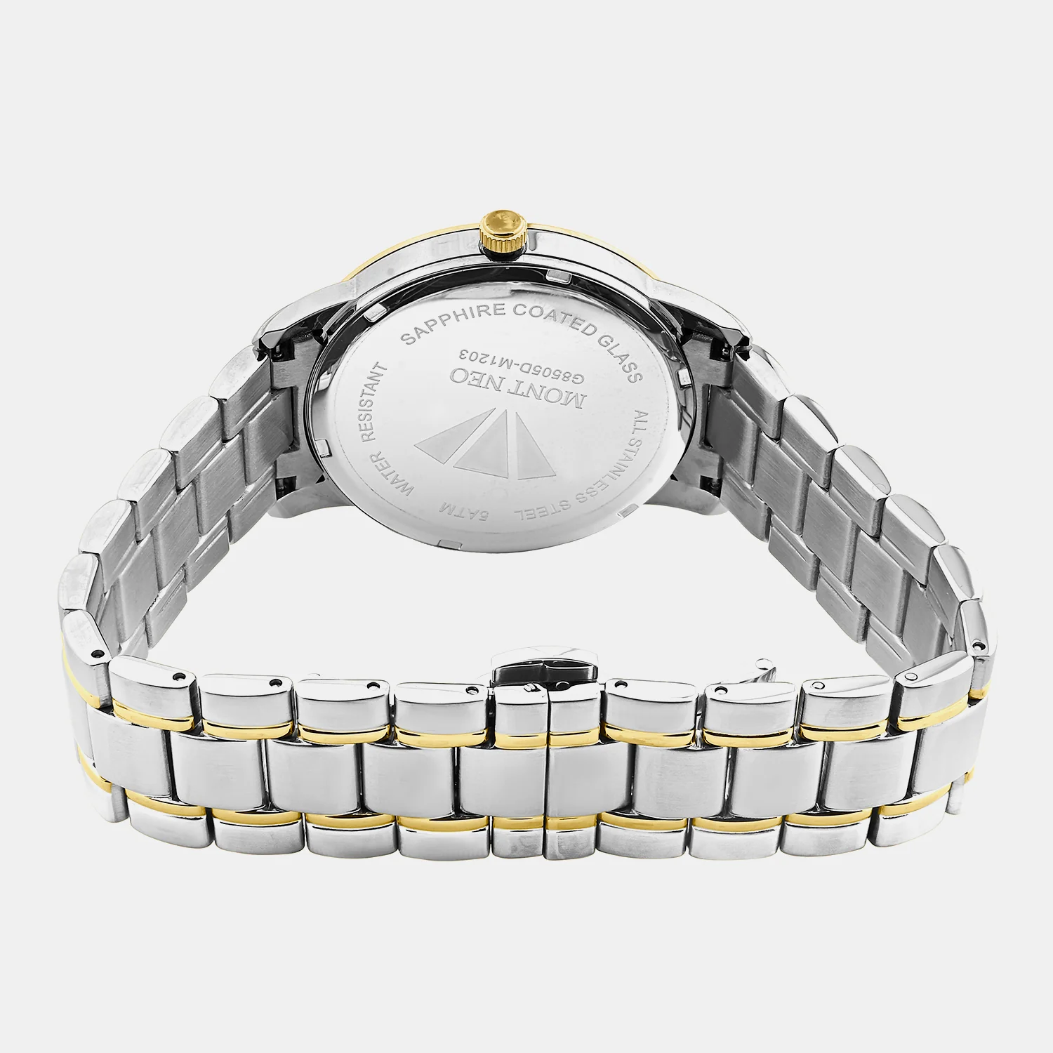 Men Quartz Silver Dial Analog Metal Watch G8505D-M1203 - Image 4