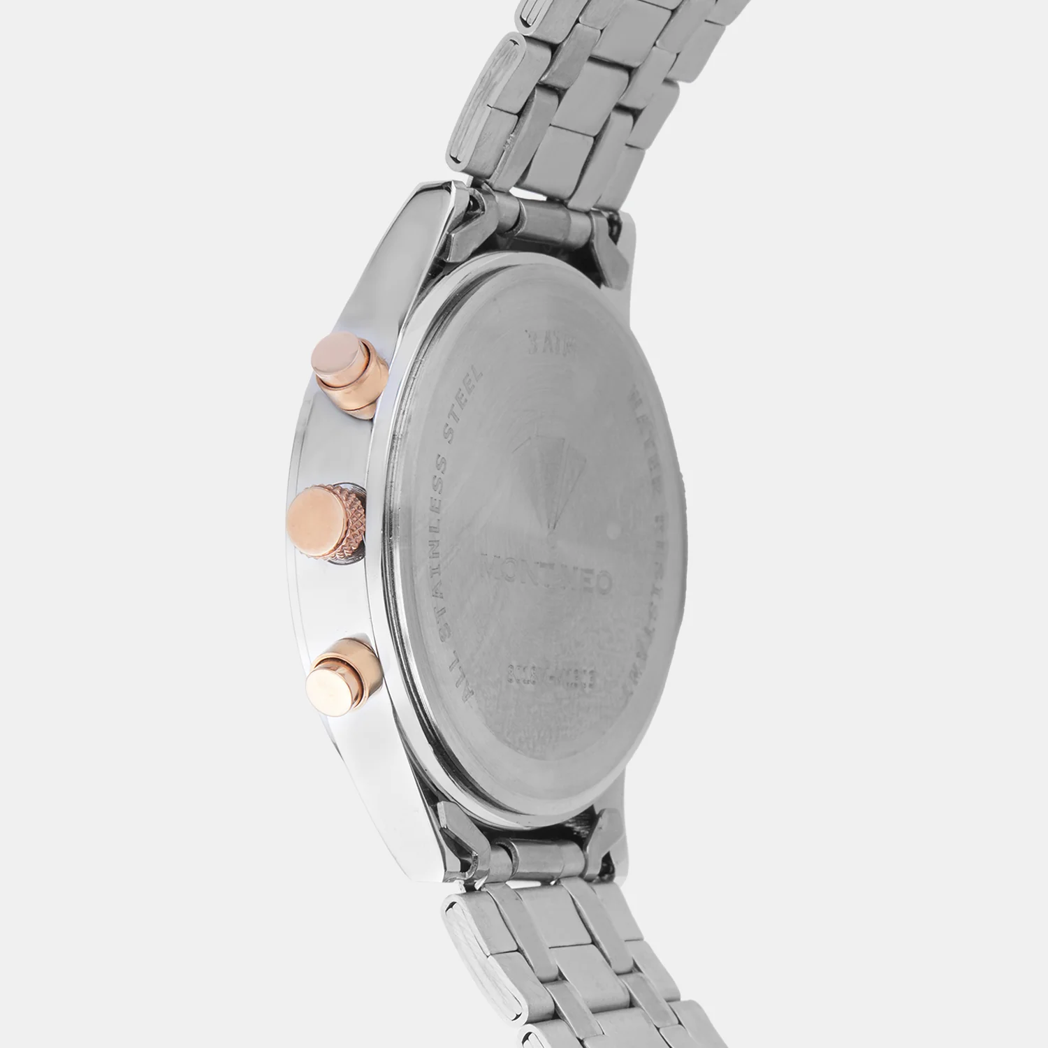 Men Quartz Silver Dial Multi-Function Metal Watch 8018M-M1303 - Image 5