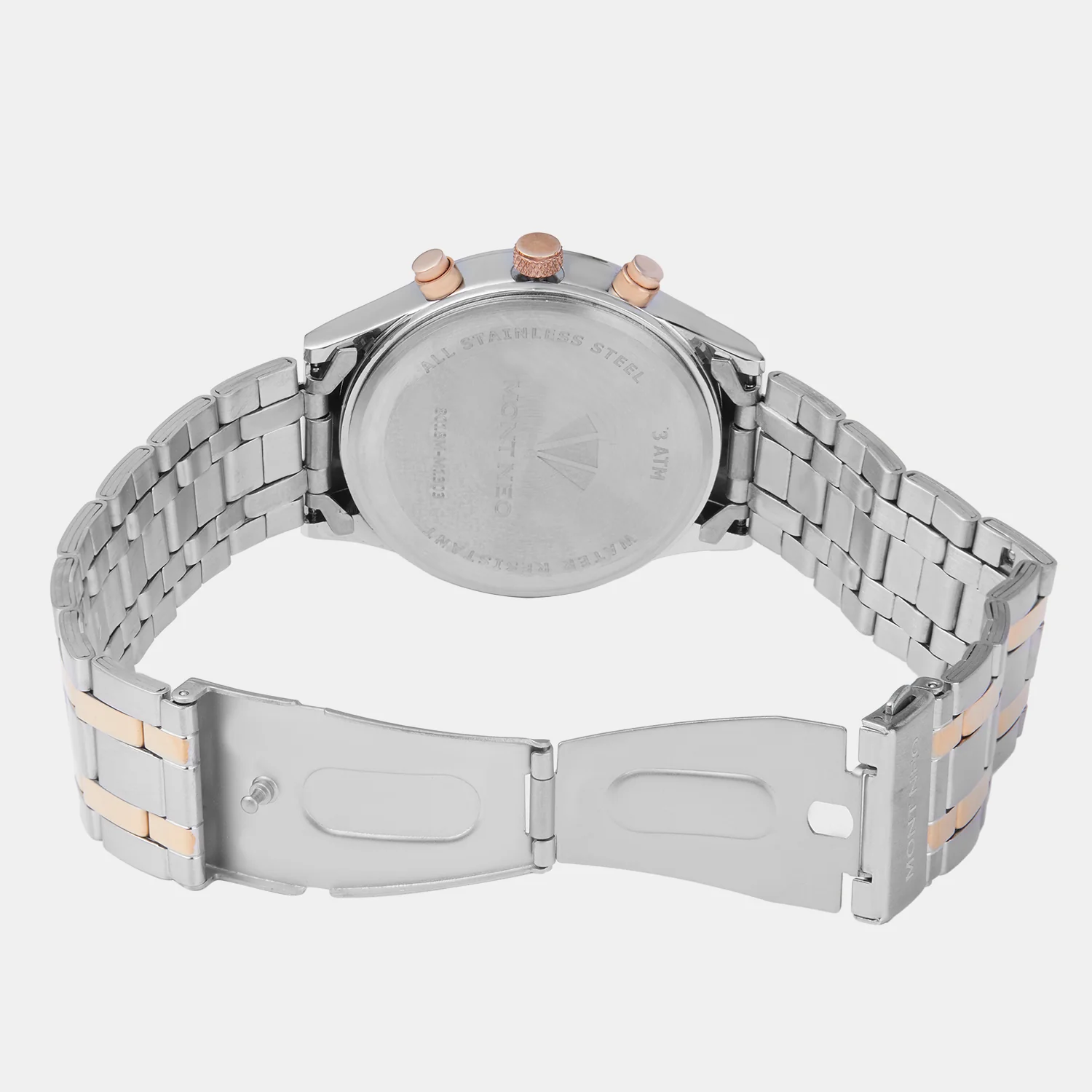 Men Quartz Silver Dial Multi-Function Metal Watch 8018M-M1303 - Image 7