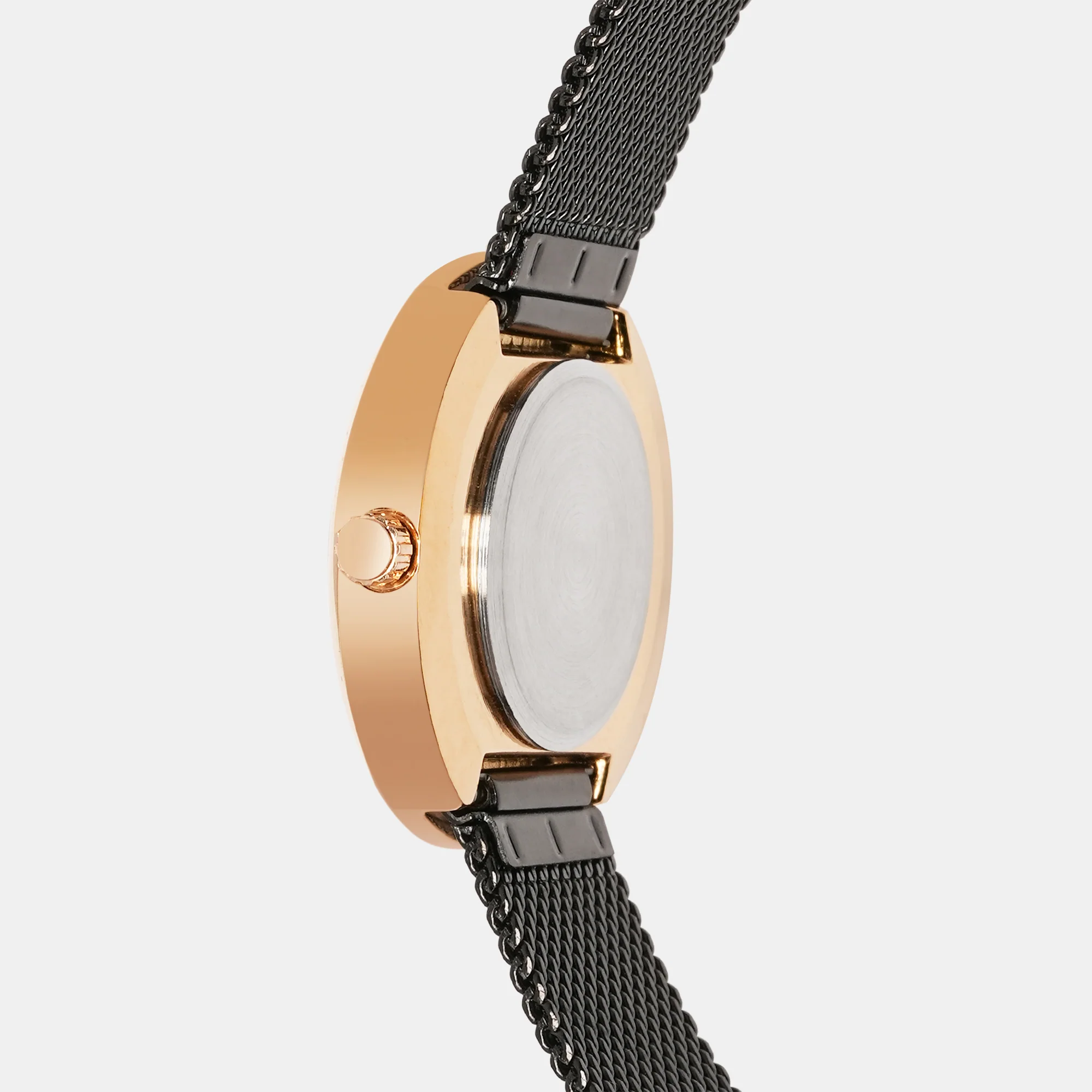 Women Quartz Black Dial Analog Stainless Steel Watch 9002T-B3304 - Image 3