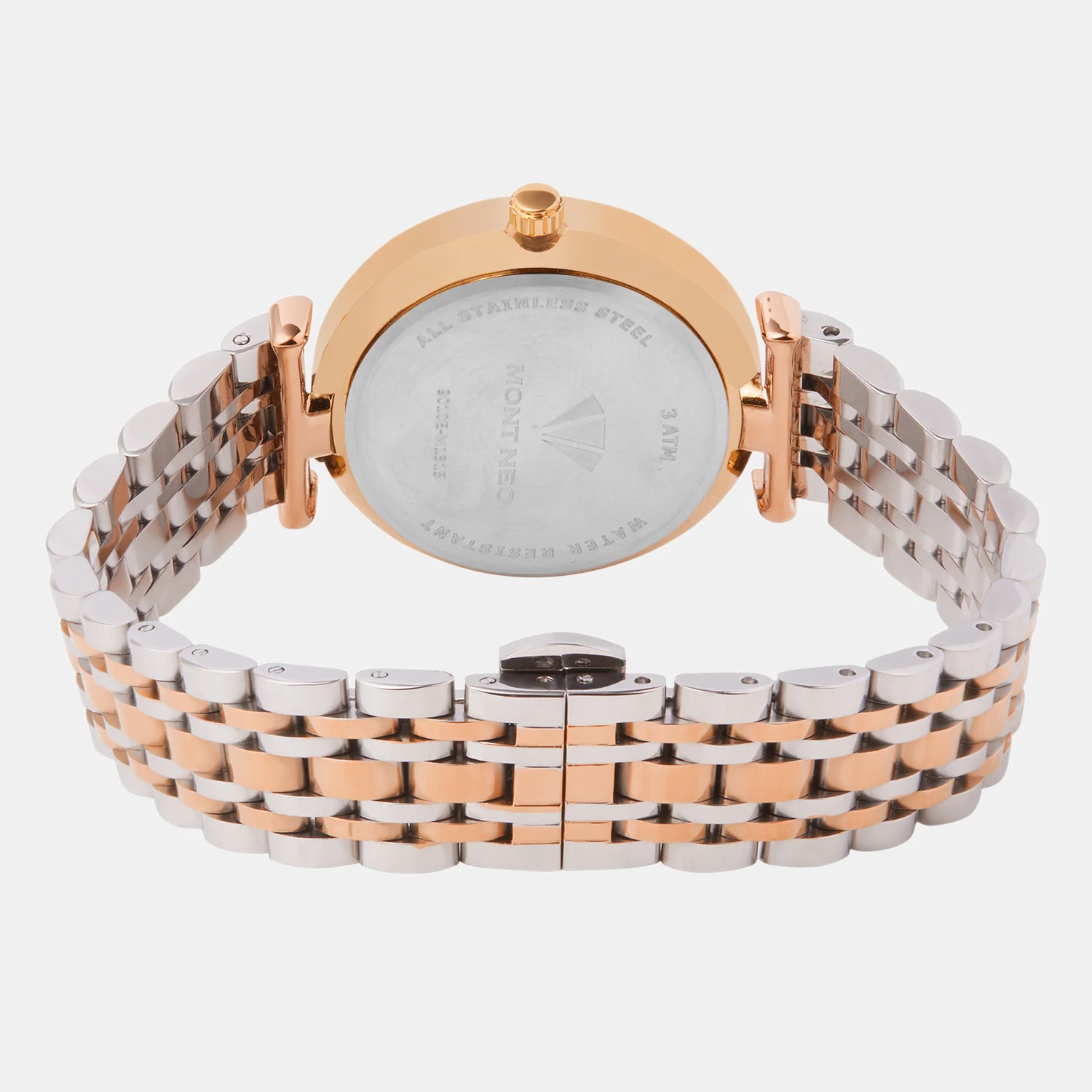 Women Quartz Grey Dial Analog Metal Watch 9010E-M1315 - Image 4