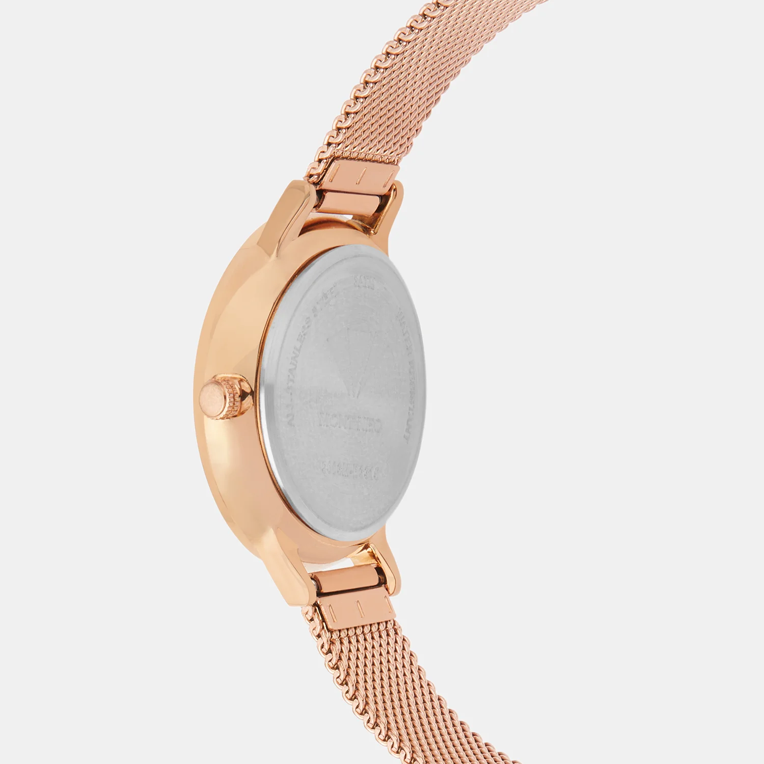 Women Quartz Grey Dial Multi-Function Mesh Watch 9003M-B3315 - Image 4