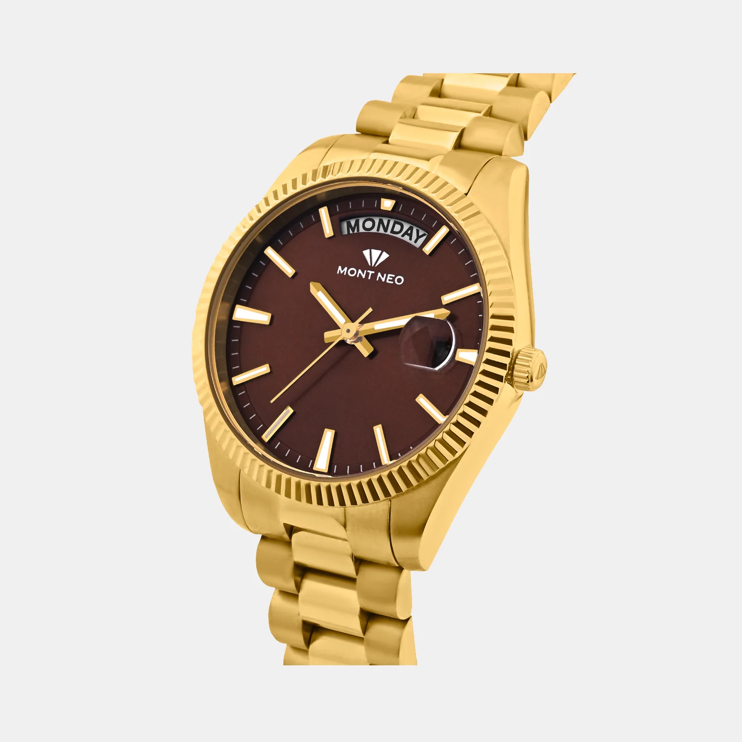 Women Quartz Red Dial Analog Stainless Steel Watch L3505D-M2212 - Image 3