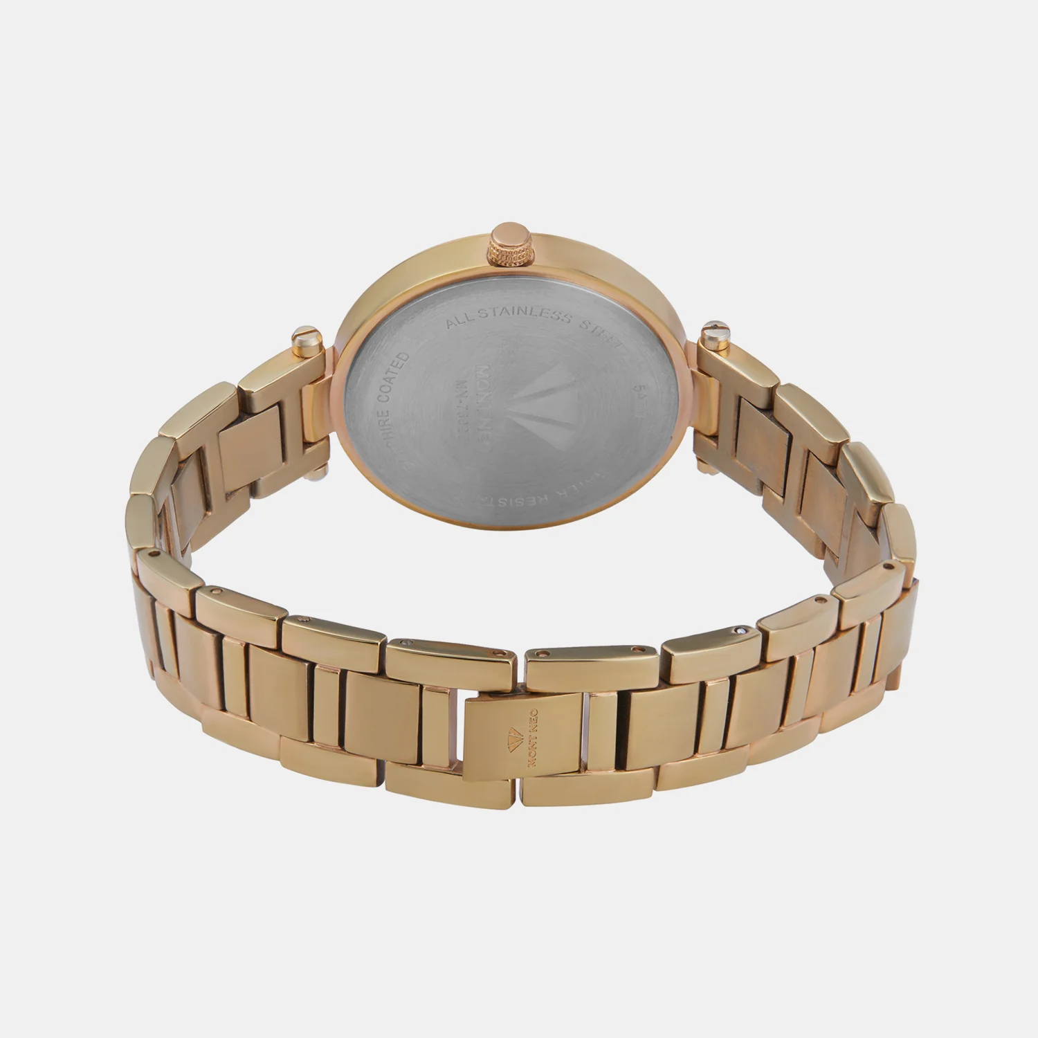 Women Quartz Rose Dial Analog Metal Watch 7502T-M3307 - Image 4