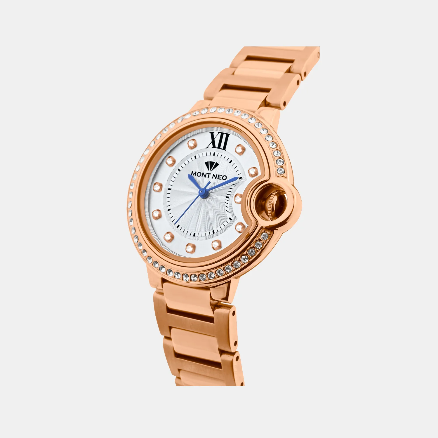 Women Quartz Silver Dial Analog Metal Watch 4510B-M3303 - Image 3