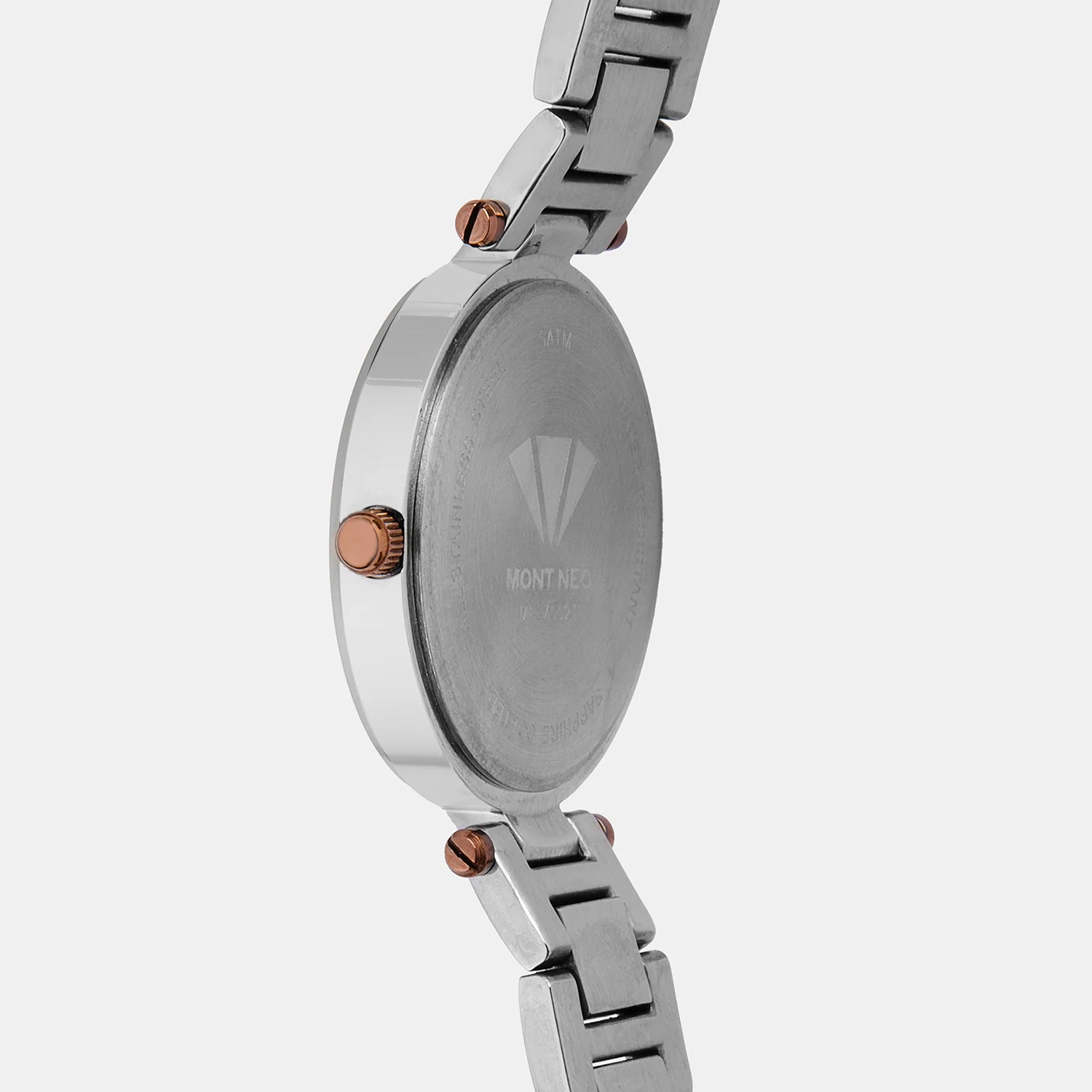 Women Quartz Silver Dial Analog Metal Watch 7502T-M1303 - Image 3