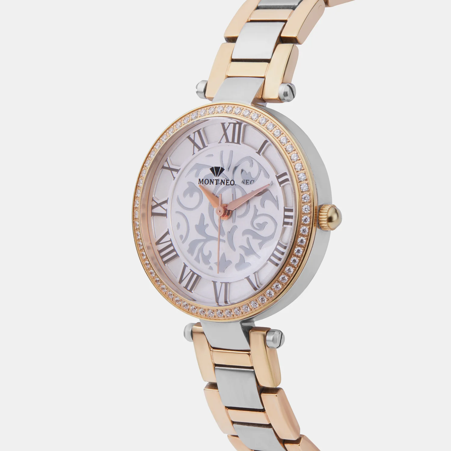 Women Quartz Silver Dial Analog Metal Watch 7503T-M1303 - Image 3