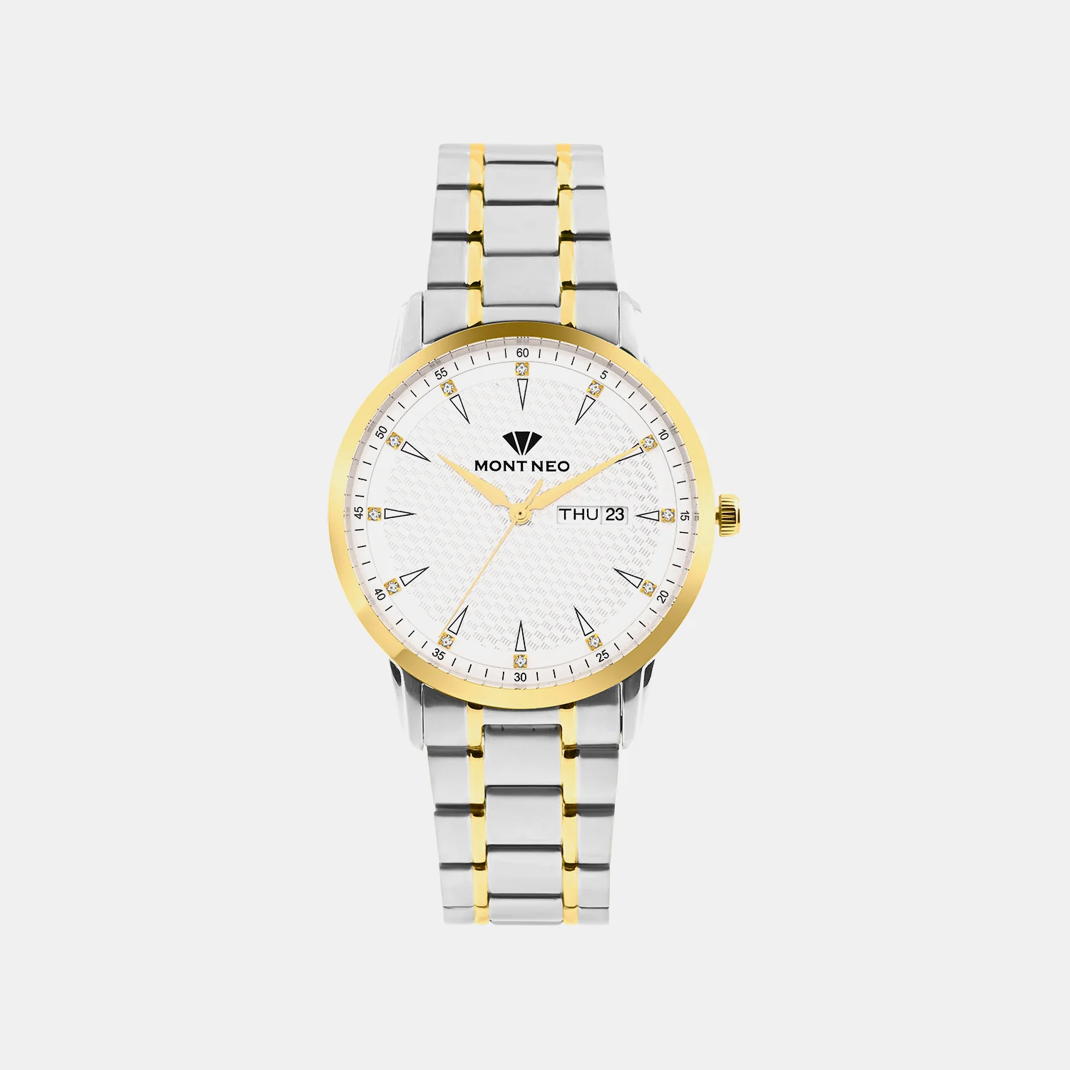 Women Quartz Silver Dial Analog Metal Watch L8505D-M1203