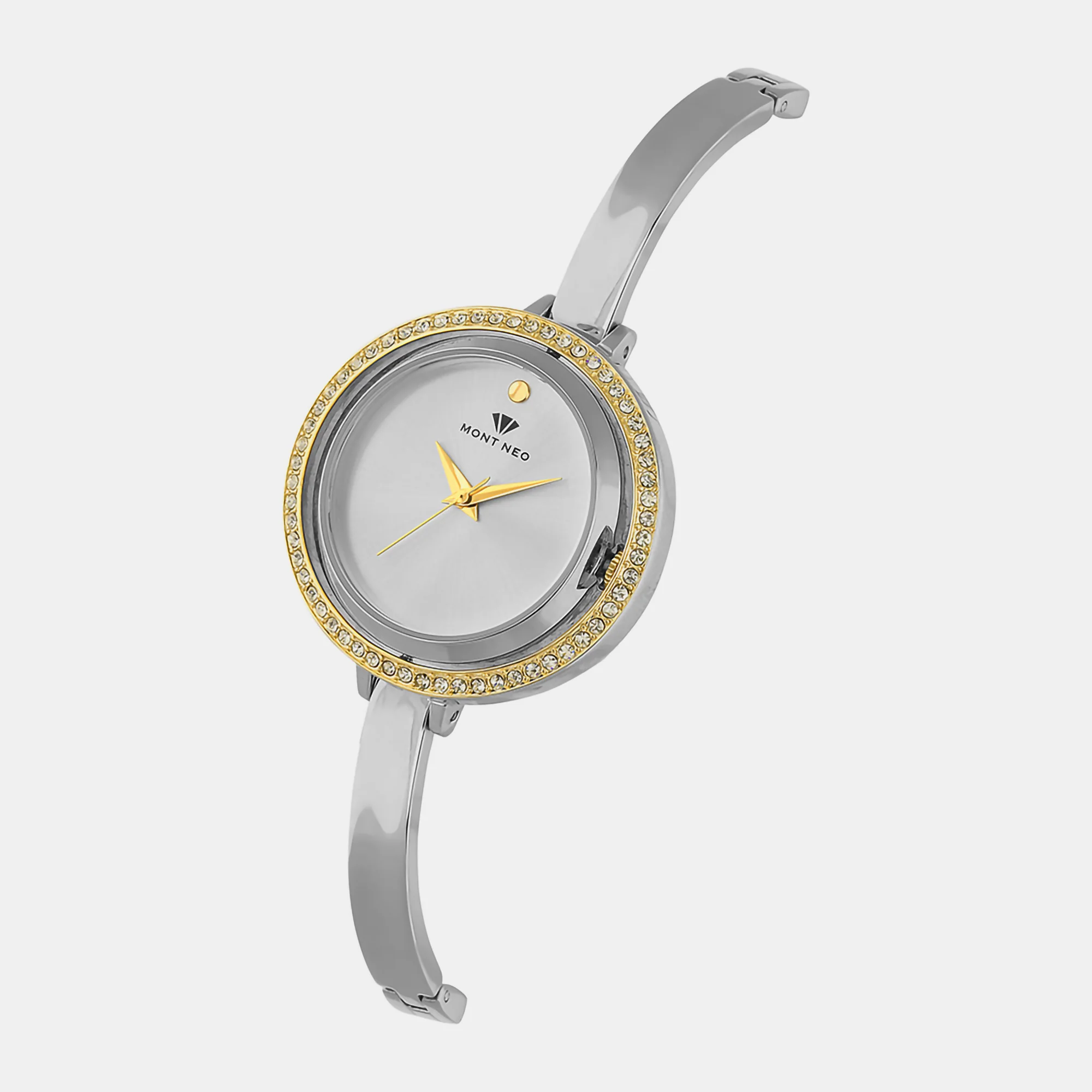 Women Quartz Silver Dial Analog Stainless Steel Watch 2012T-M1203 - Image 3