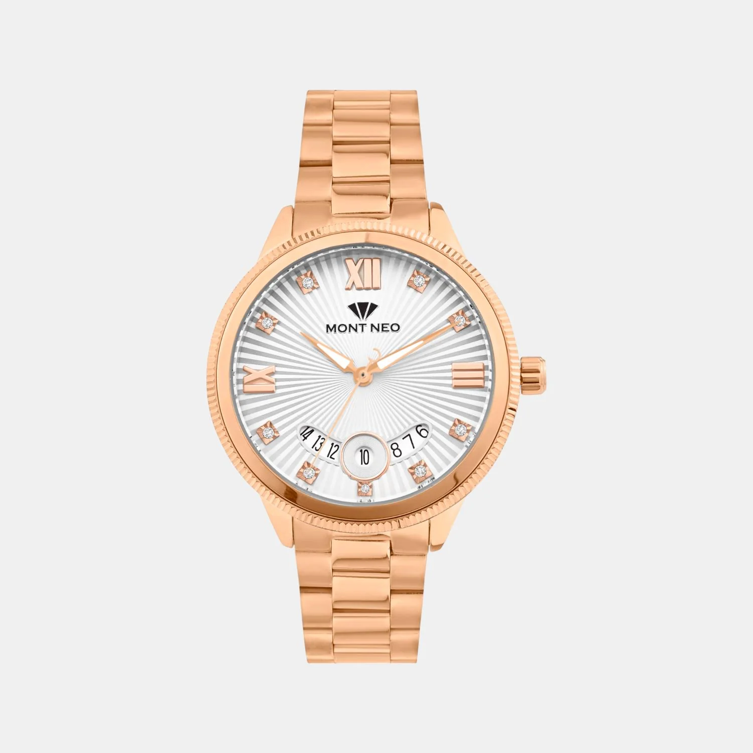 Women Quartz Silver Dial Analog Stainless Steel Watch 4506E-M3303 - Image 2