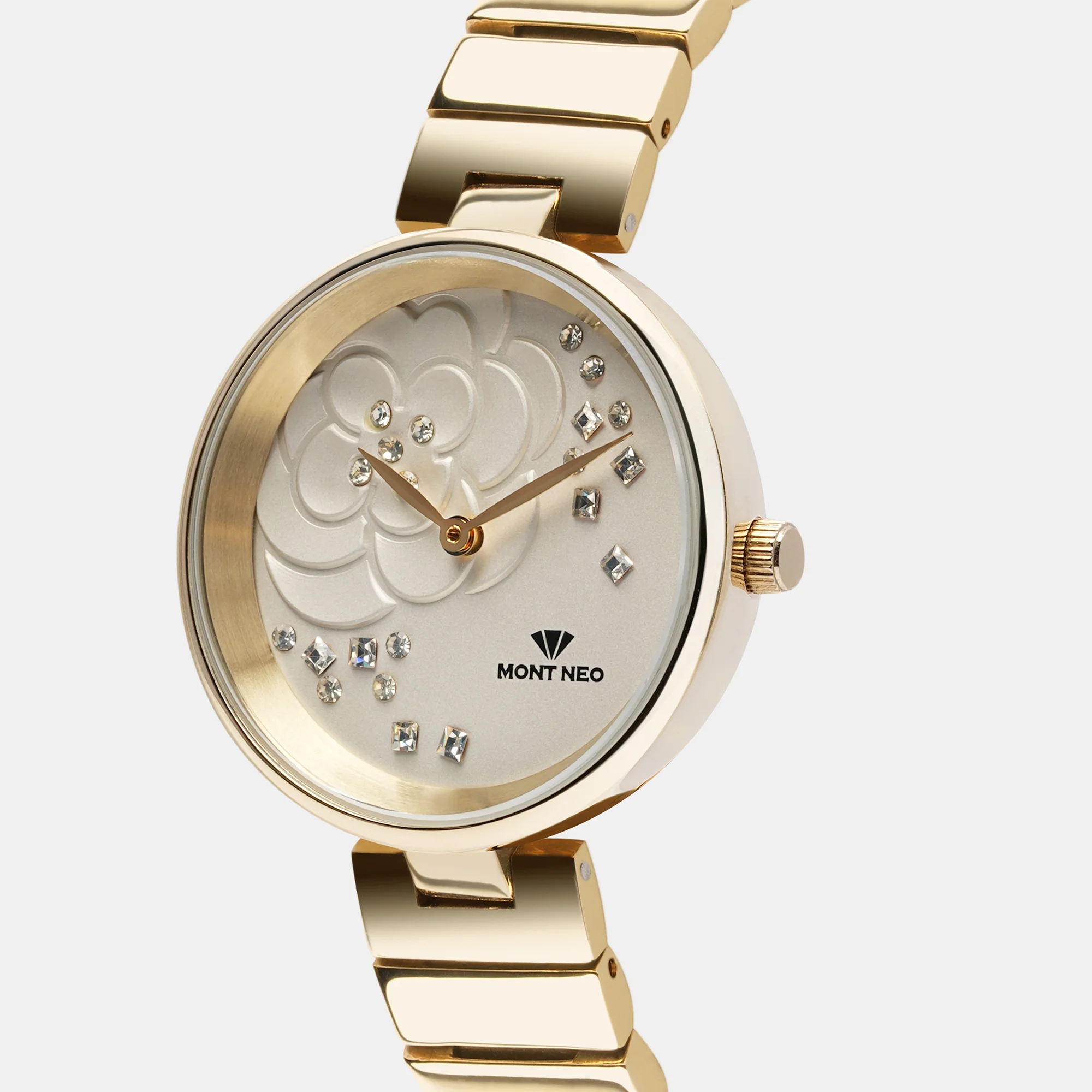 Women Quartz Silver Dial Analog Stainless Steel Watch 7504B-M2203 - Image 3