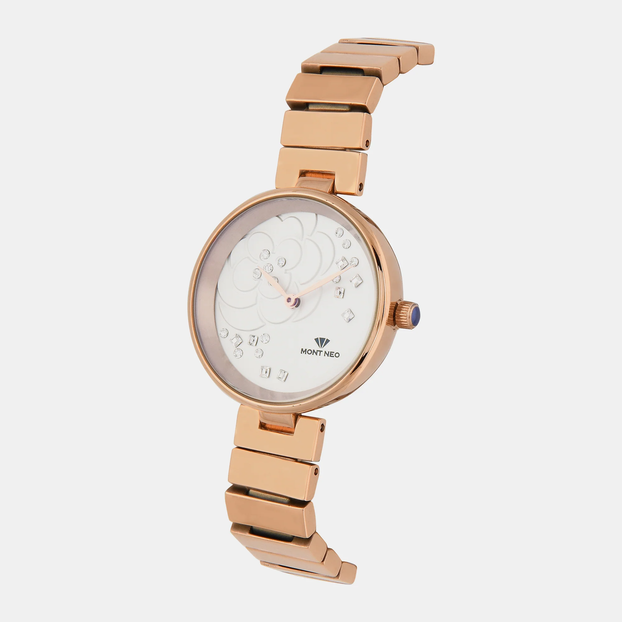Women Quartz Silver Dial Analog Stainless Steel Watch 7504B-M3303 - Image 3