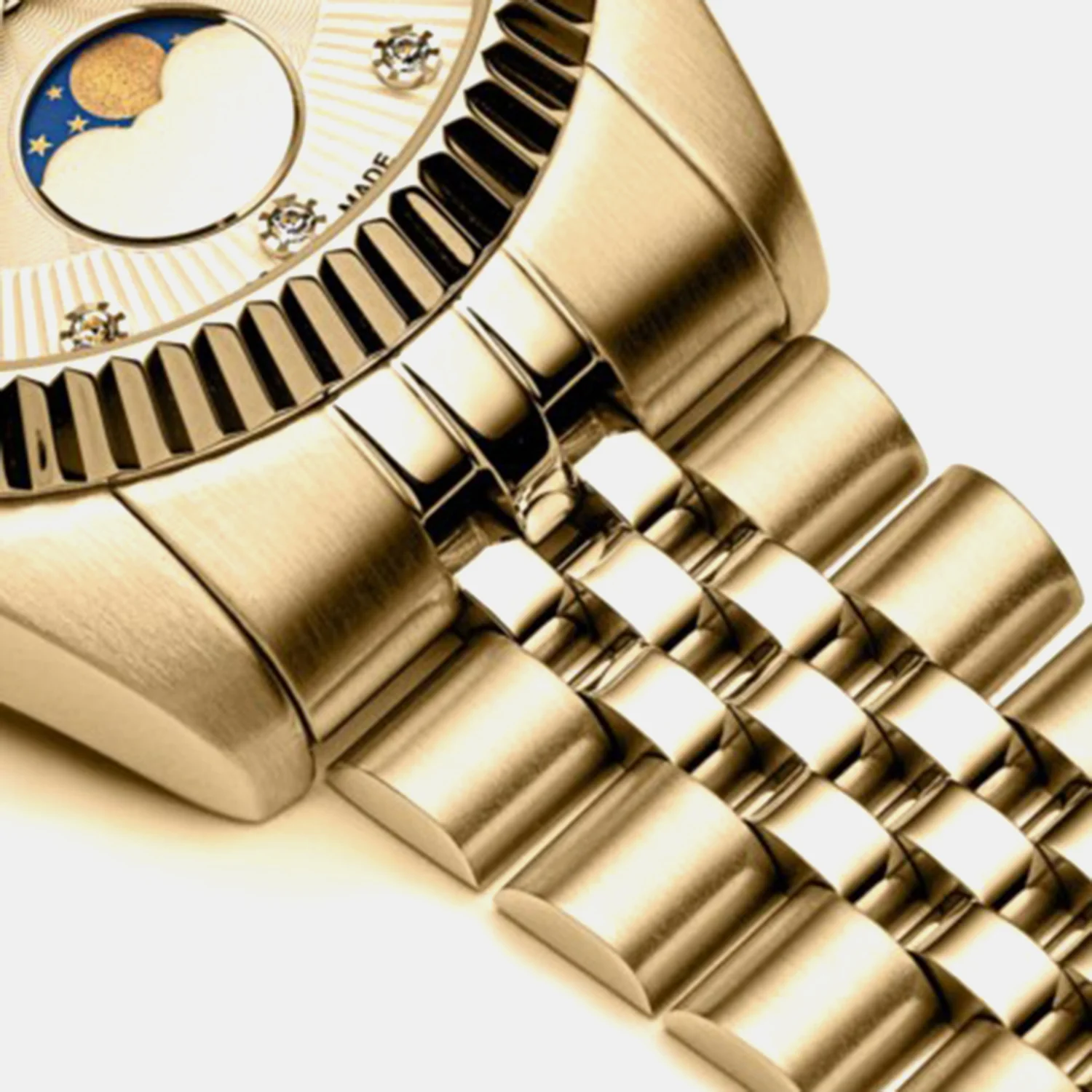 Moonphase Women Quartz Gold Dial Multi-Function Stainless Steel Watch A3809.1141QF - Image 4