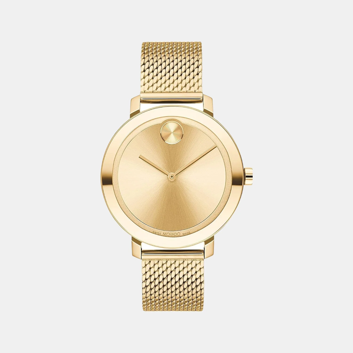 Bold Evolution Women Quartz Gold Dial Analog Stainless Steel Watch 3600814