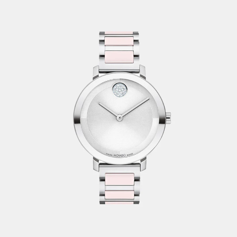 Bold Evolution Women Quartz Silver Dial Analog Stainless Steel Watch 3601236