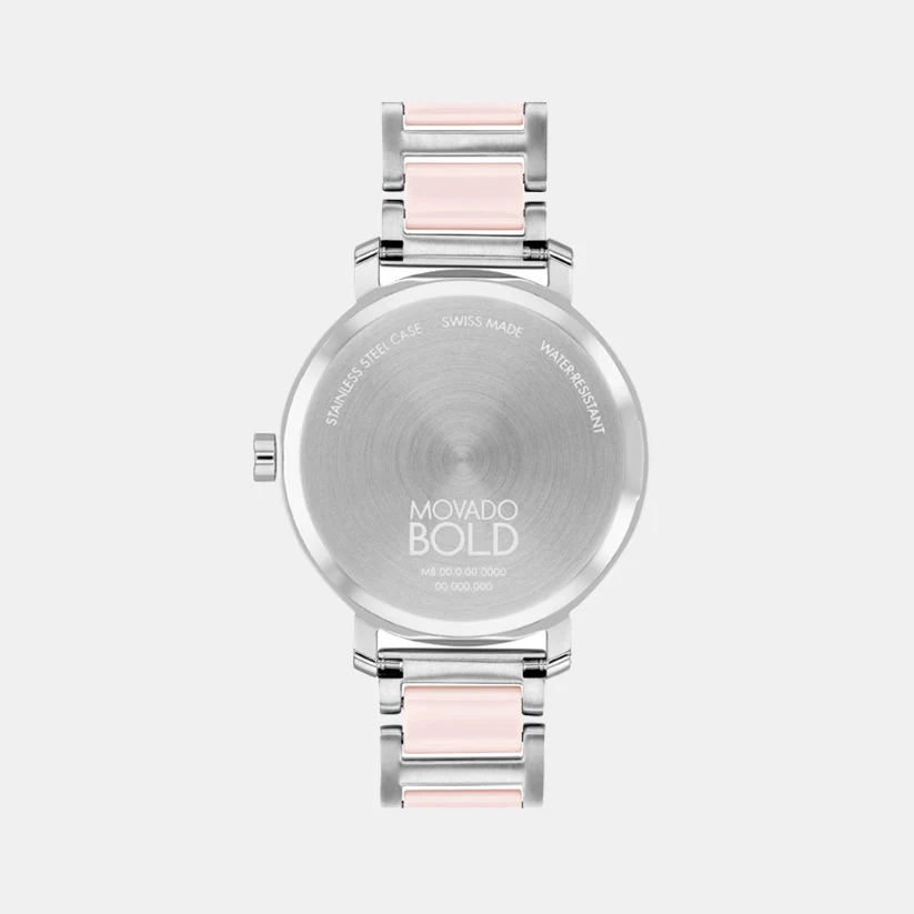 Bold Evolution Women Quartz Silver Dial Analog Stainless Steel Watch 3601236 - Image 3