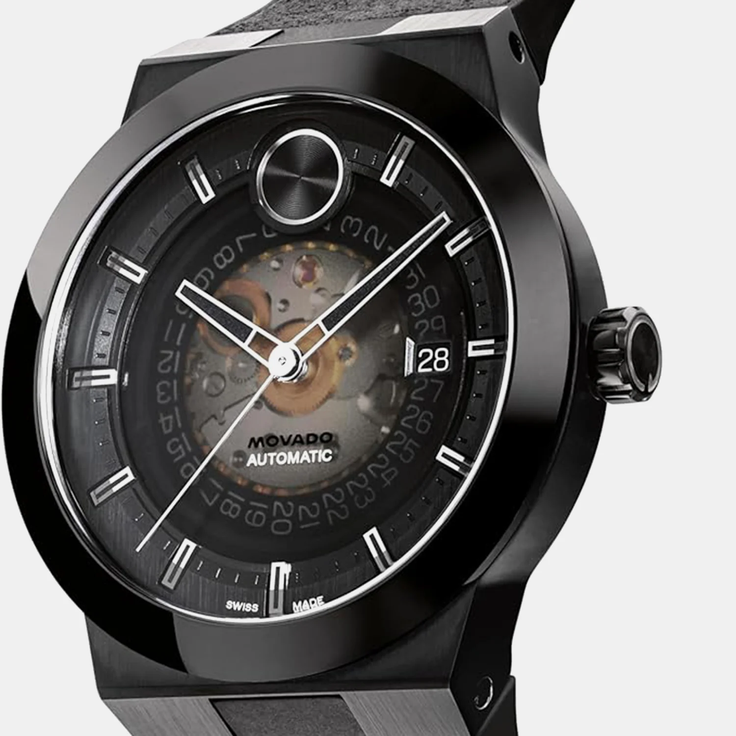 BOLD Fusion Men Automatic Black Dial Analog Rubber Watch 3601303 - Image 2