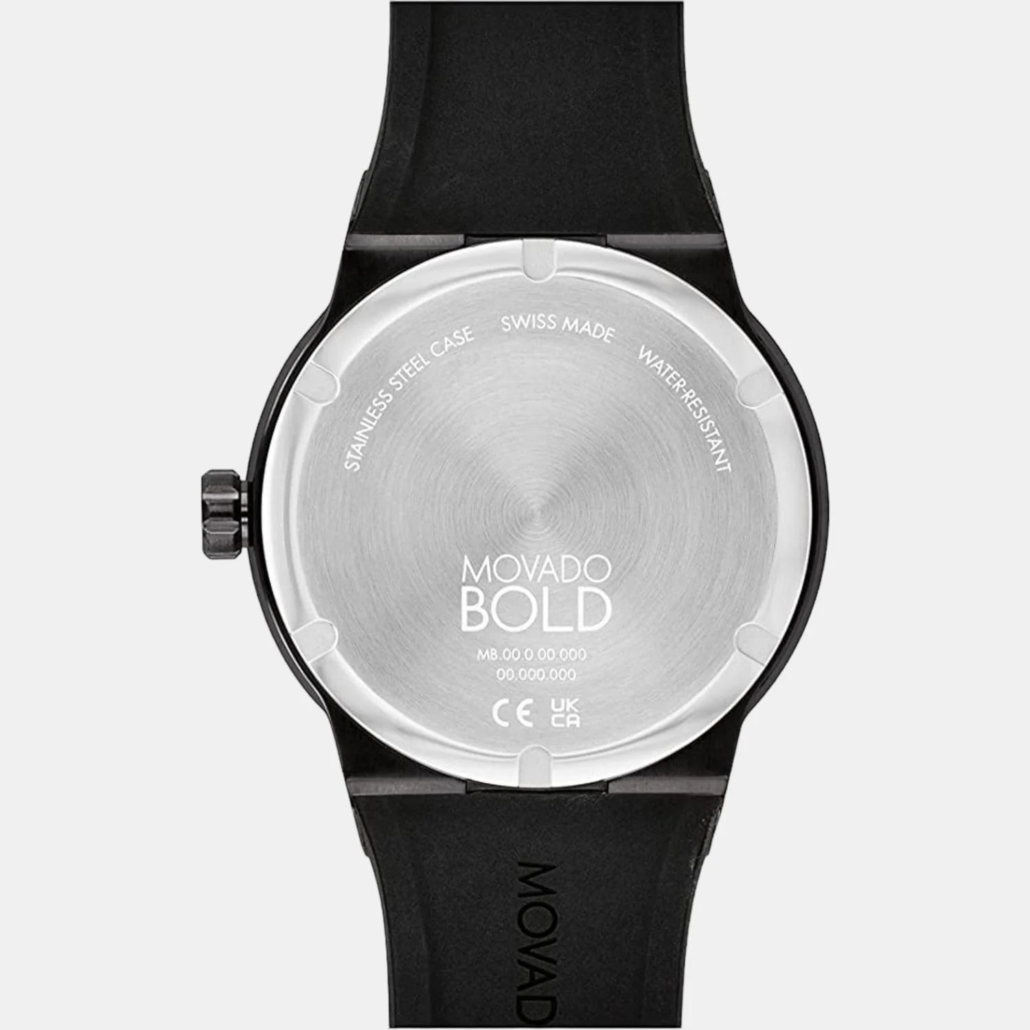 Bold Fusion Men Quartz Black Dial Analog Stainless Steel Watch 3600849 - Image 3