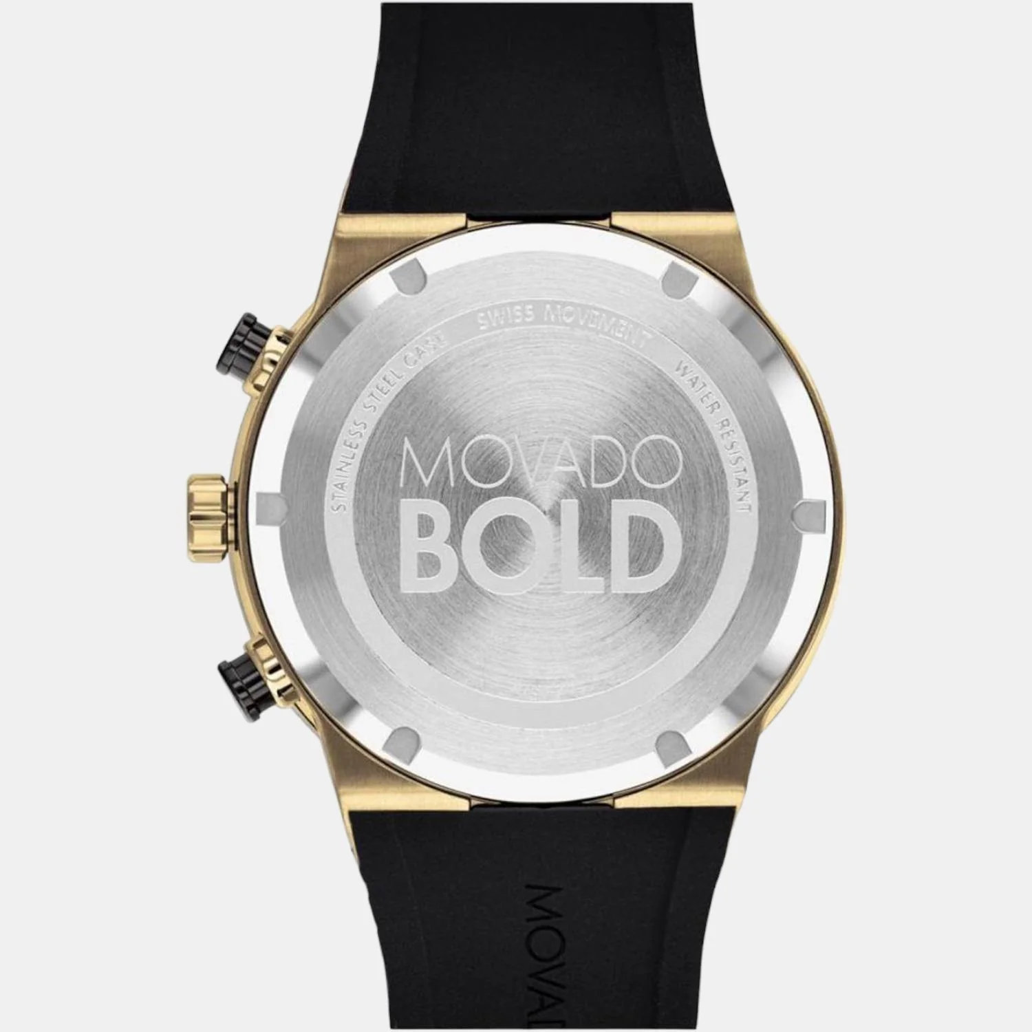 Bold Men Quartz Black Dial Analog Silicone Watch 3600712 - Image 3
