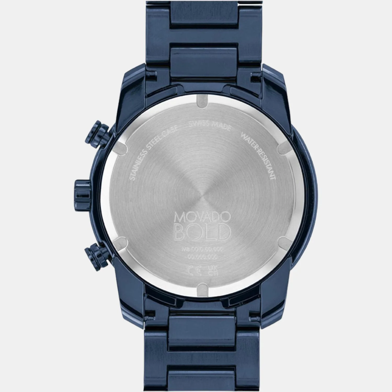 Bold Men Quartz Blue Dial Analog Stainless Steel Watch 3600742 - Image 2