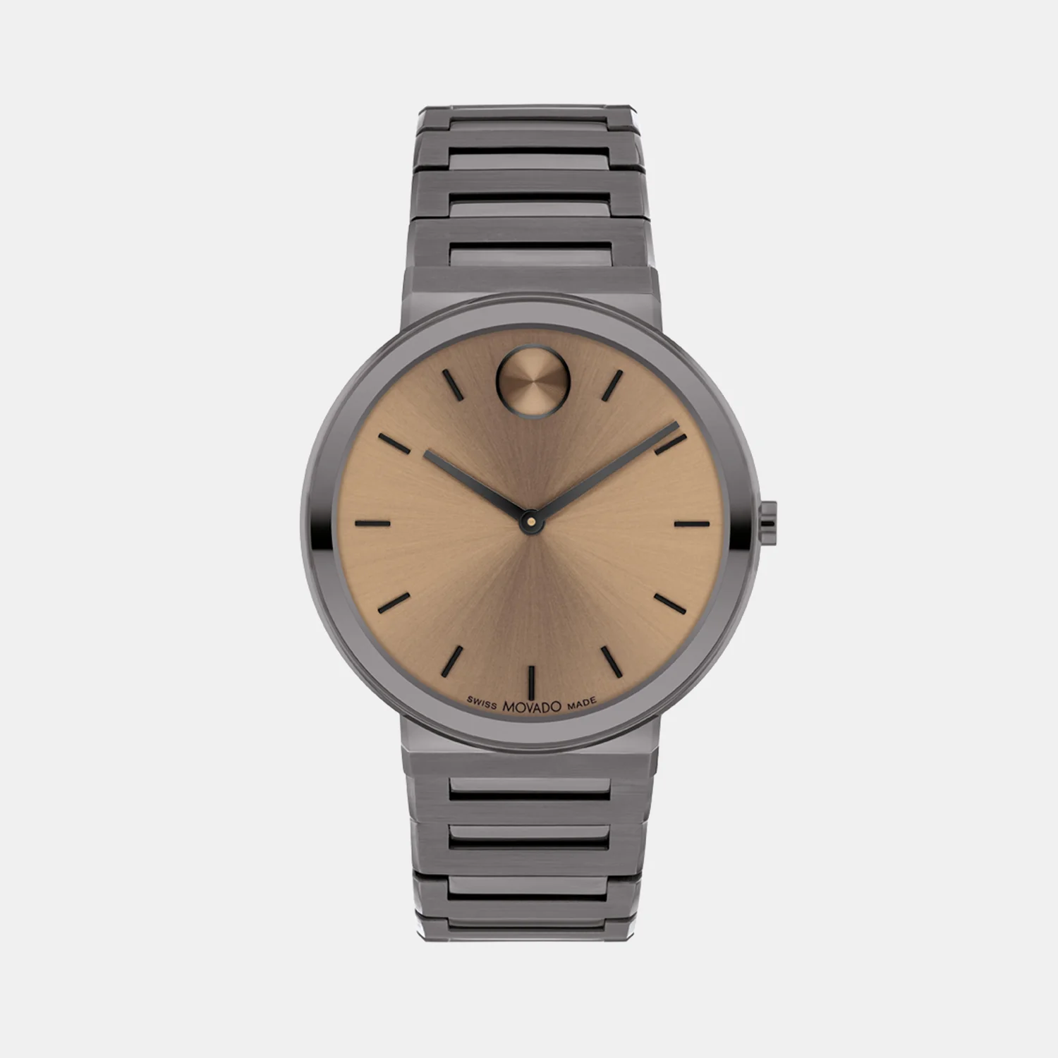 Bold Men Quartz Brown Dial Analog Stainless Steel Watch 3601202
