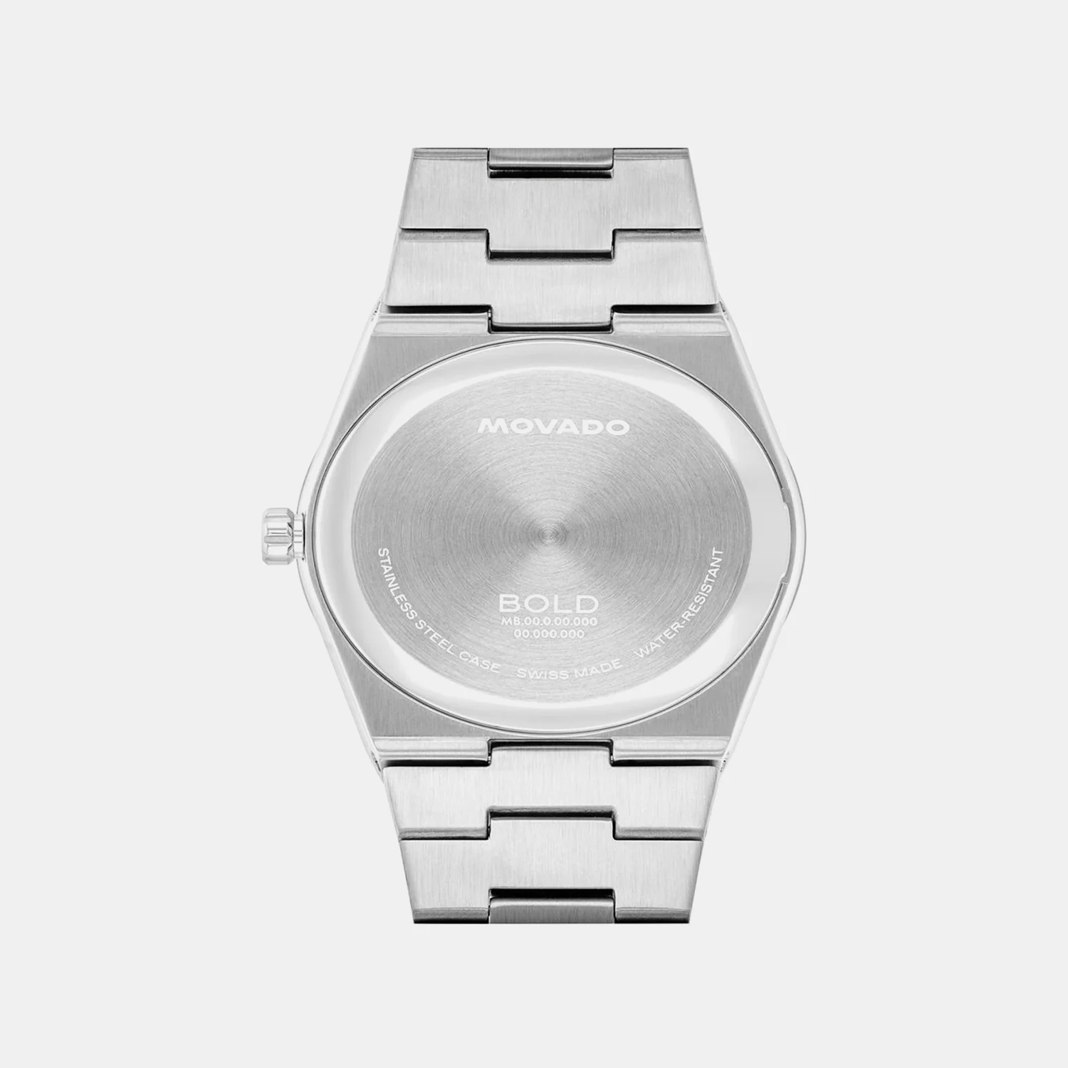Bold Men Quartz White Dial Analog Stainless Steel Watch 3600972 - Image 4